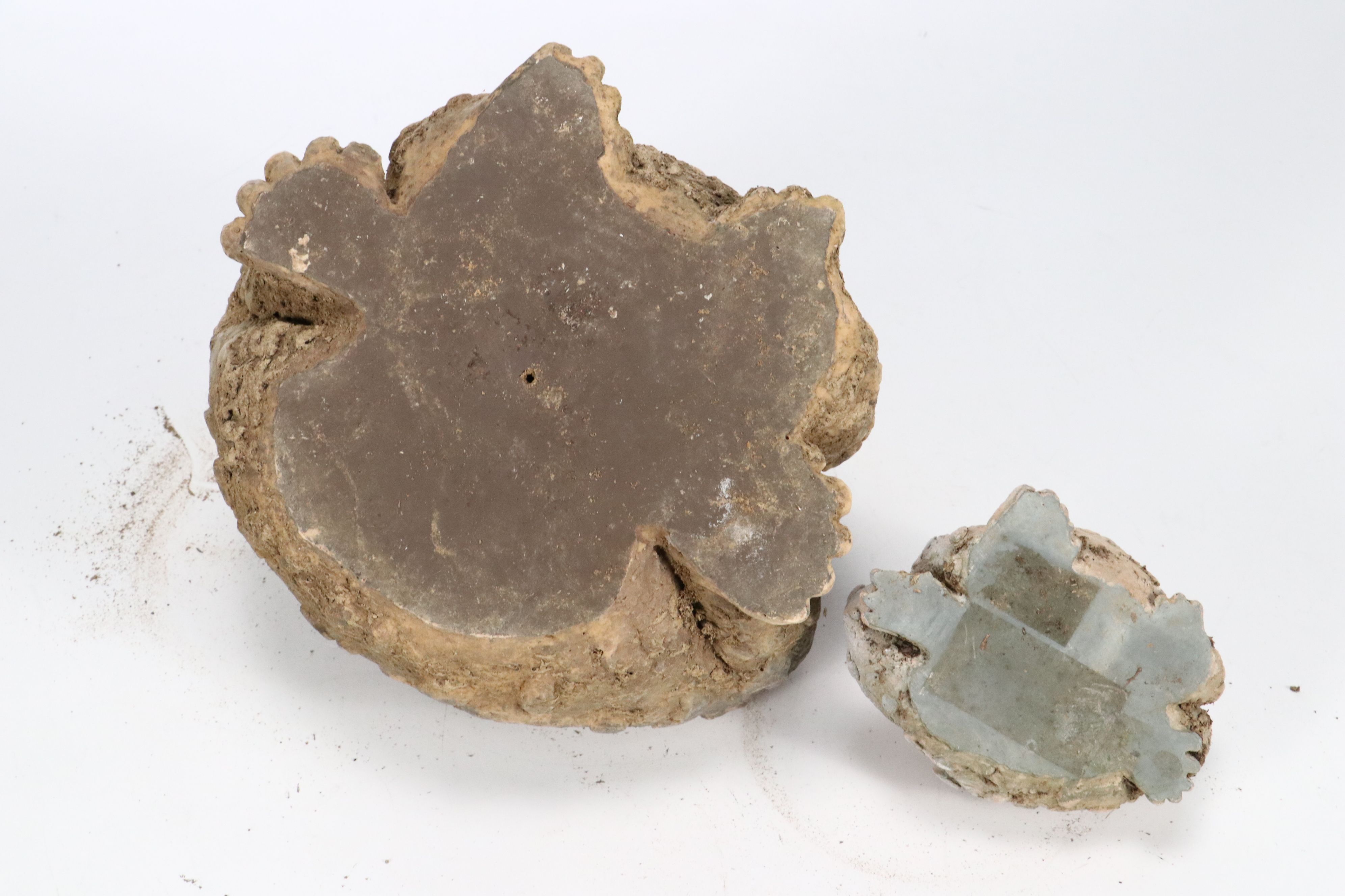 Four Toad Garden Statues