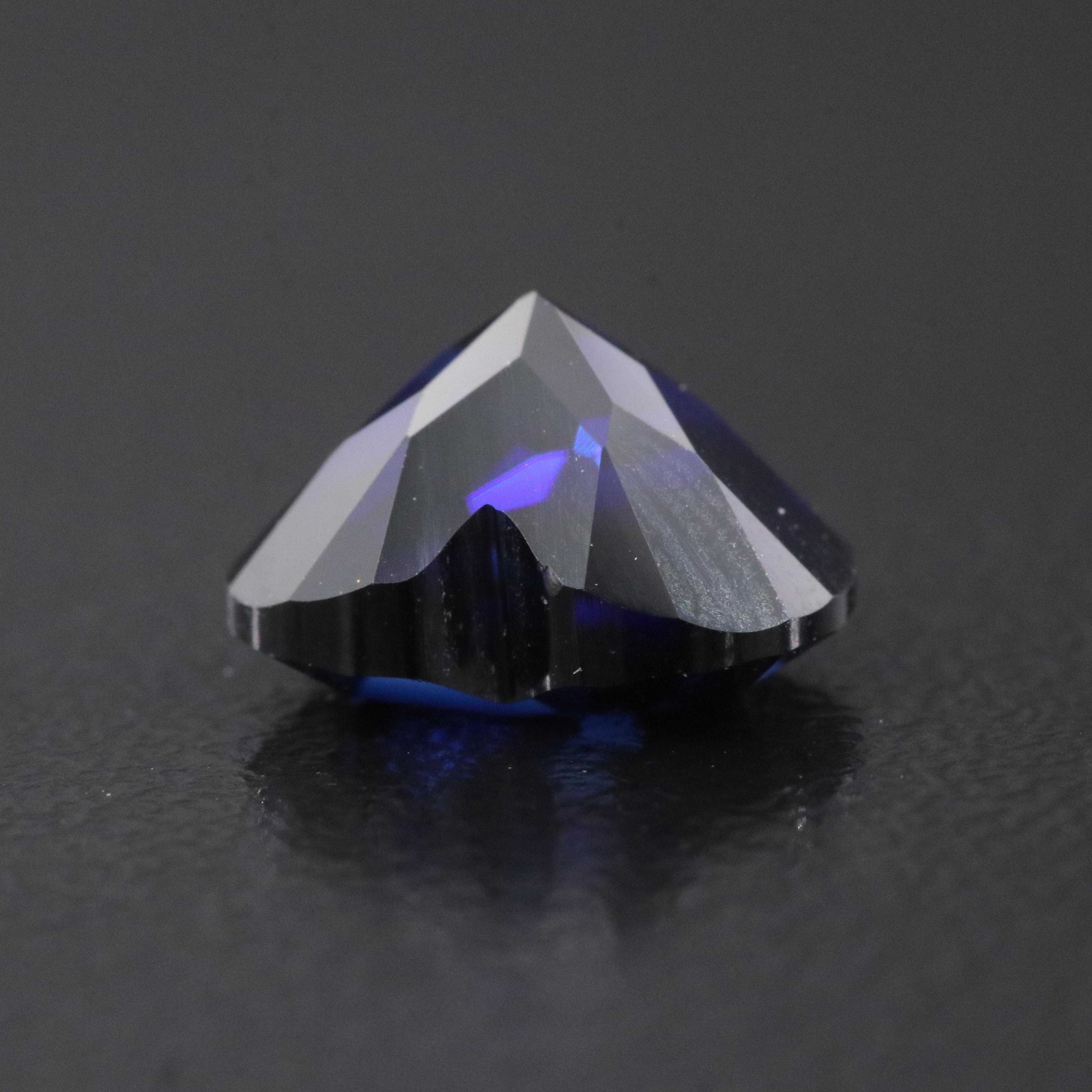 Loose 4.80 CT Lab Grown Sapphire