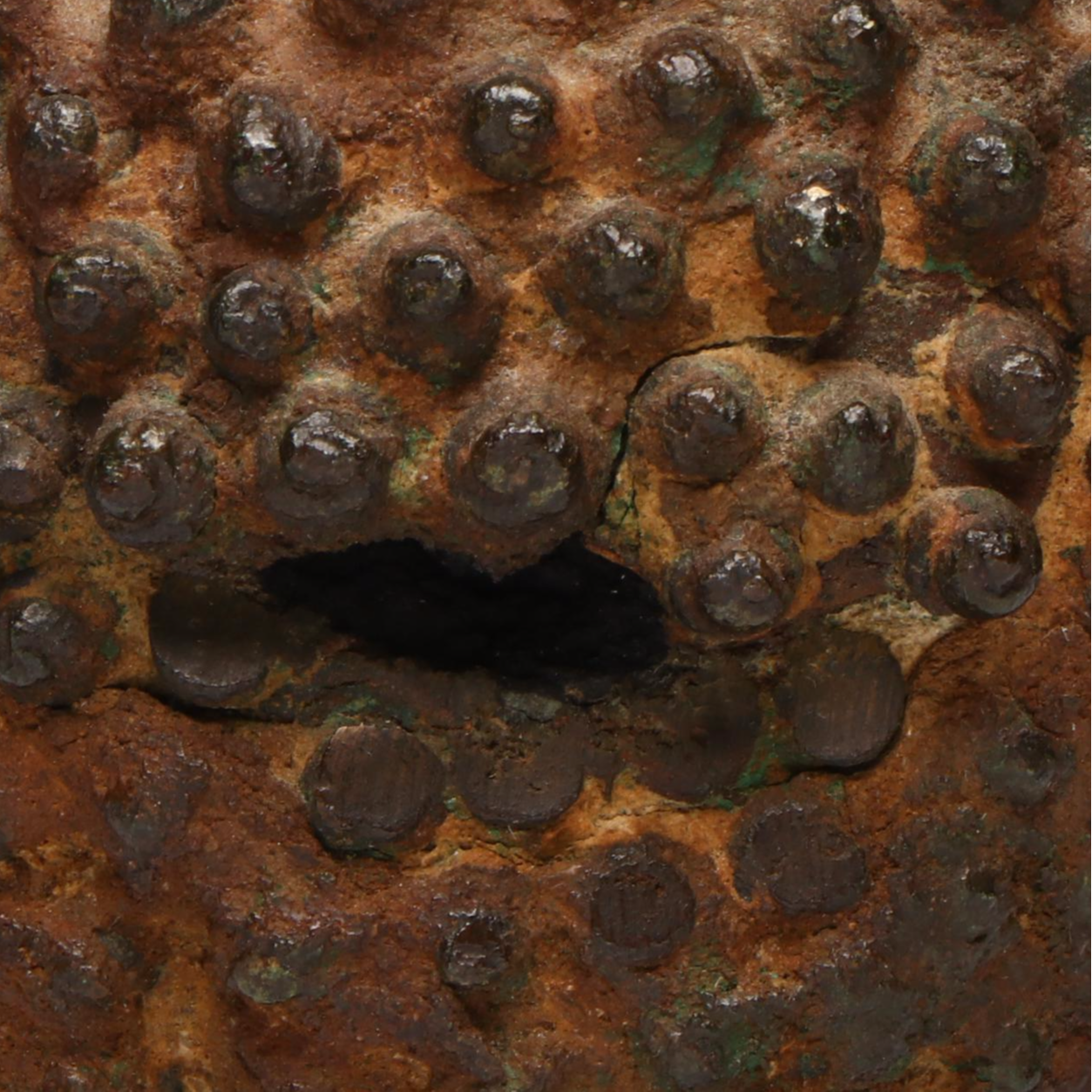 Thai Chien Sen Bronze Head of Buddha, Circa 16th or 17th Century
