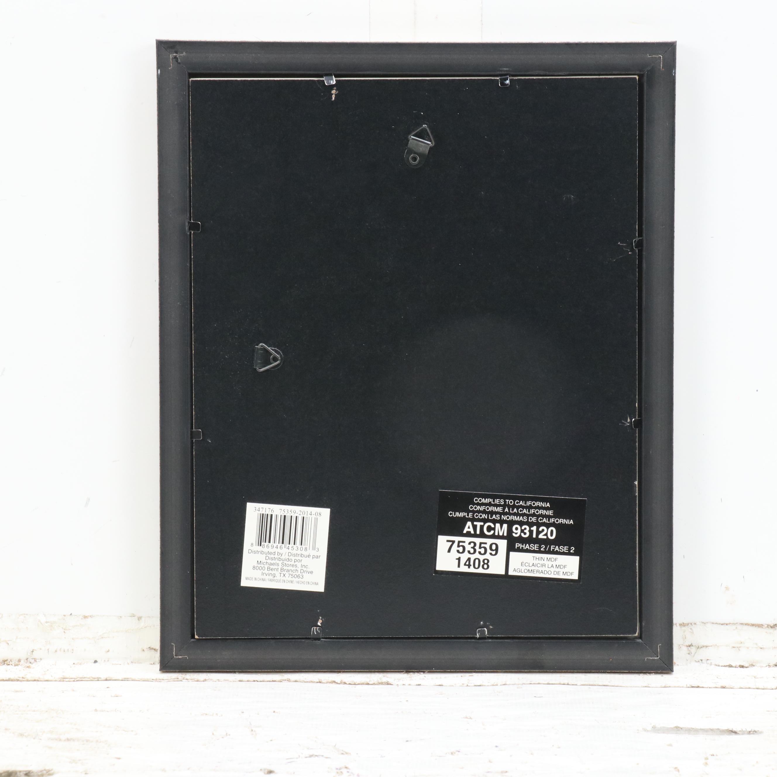 Landscape Etching "Oak at Sunset"