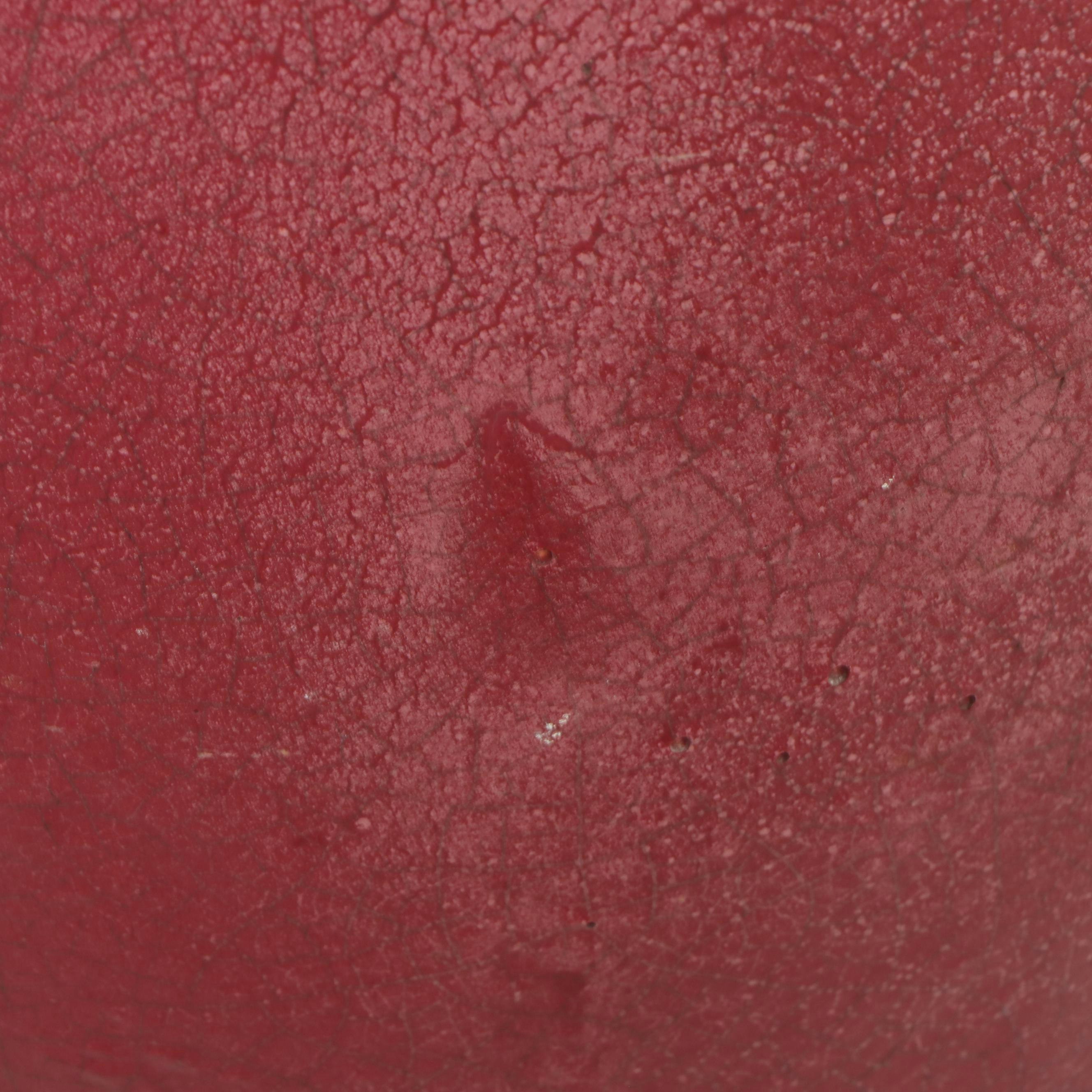 Pair of 2'2 Red Glazed Art Pottery Floor Vases, Early 20th Century