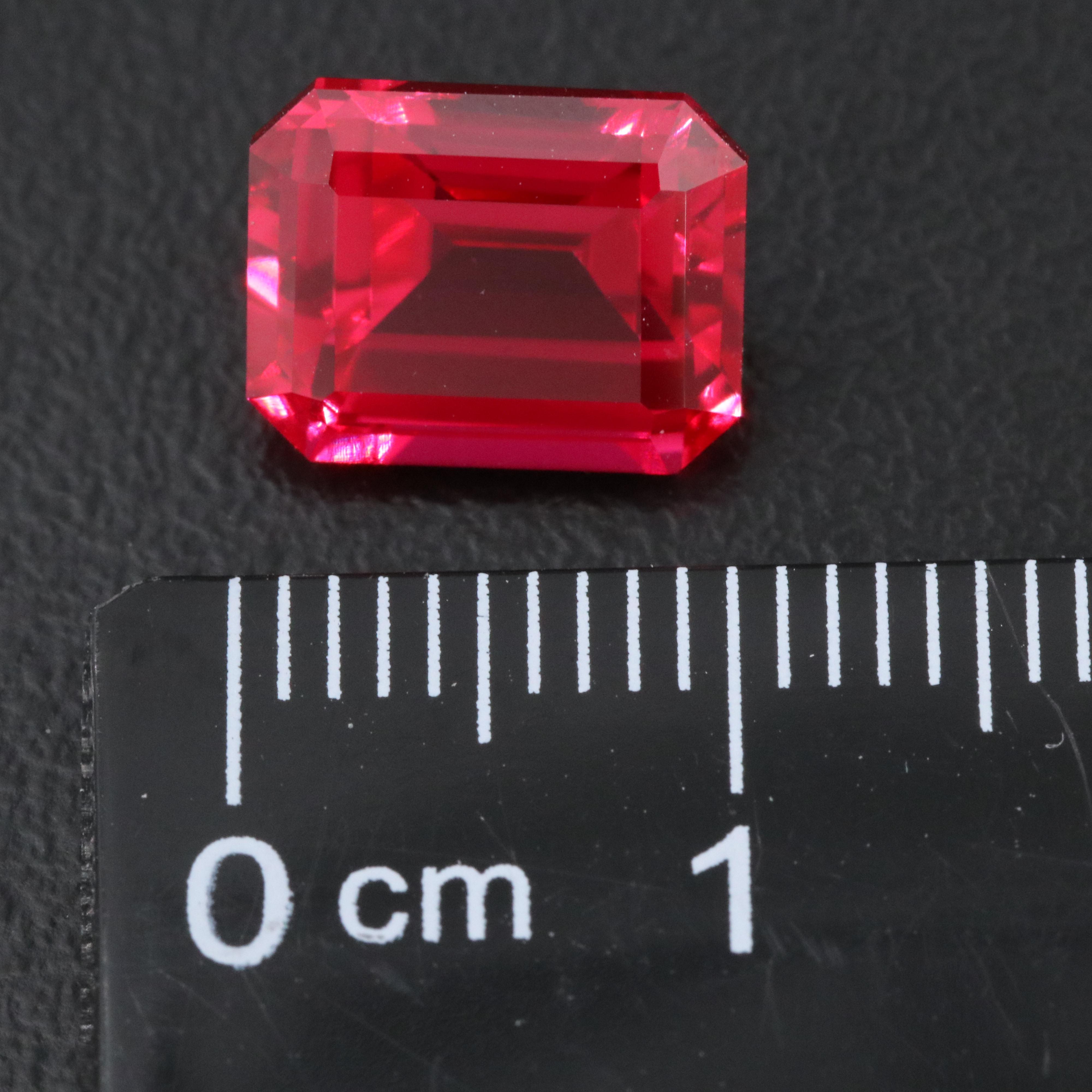 Loose 4.85 CT Lab Grown Ruby