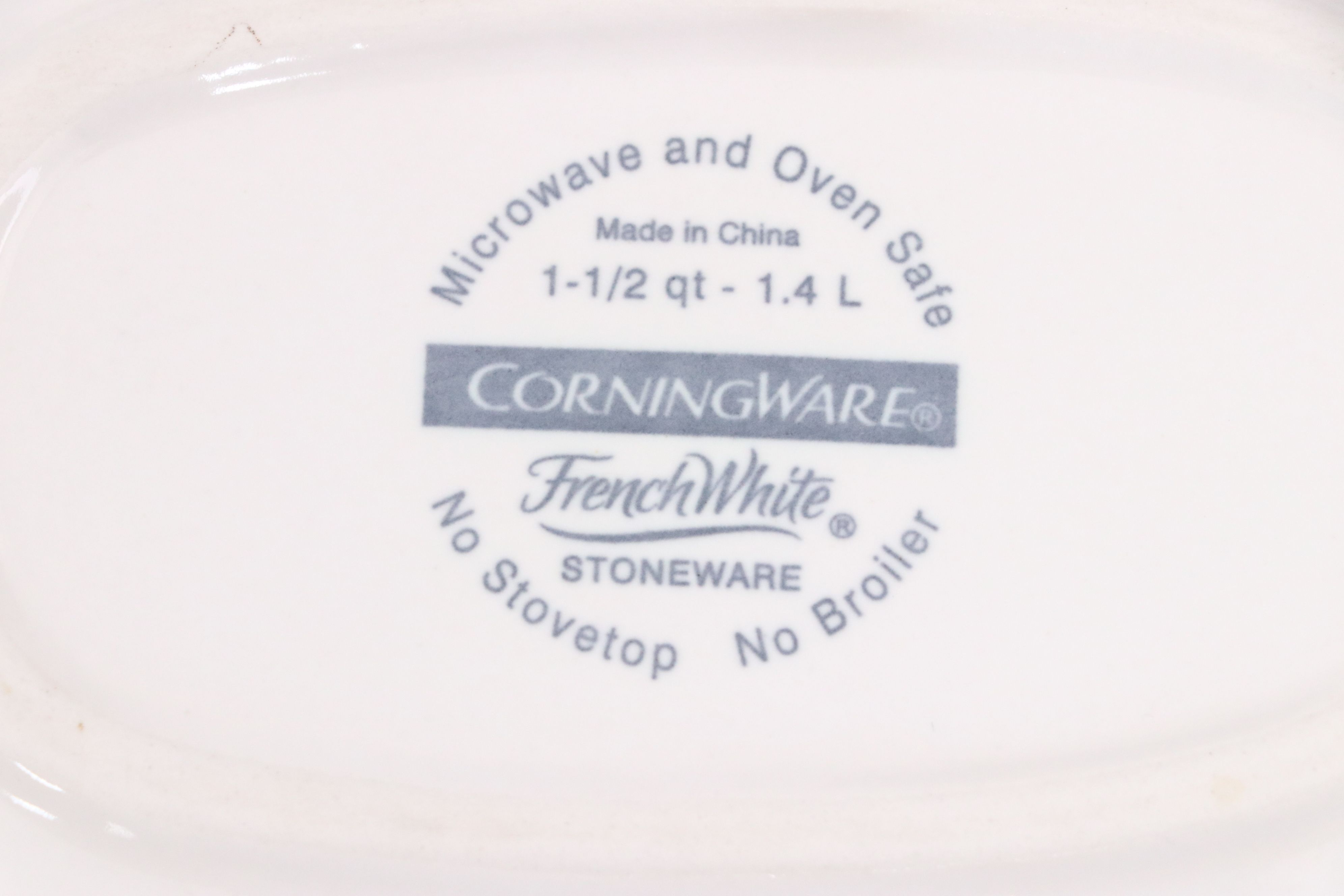 Corning Ware "French White" and More Ceramic Baking Dishes and Teapot