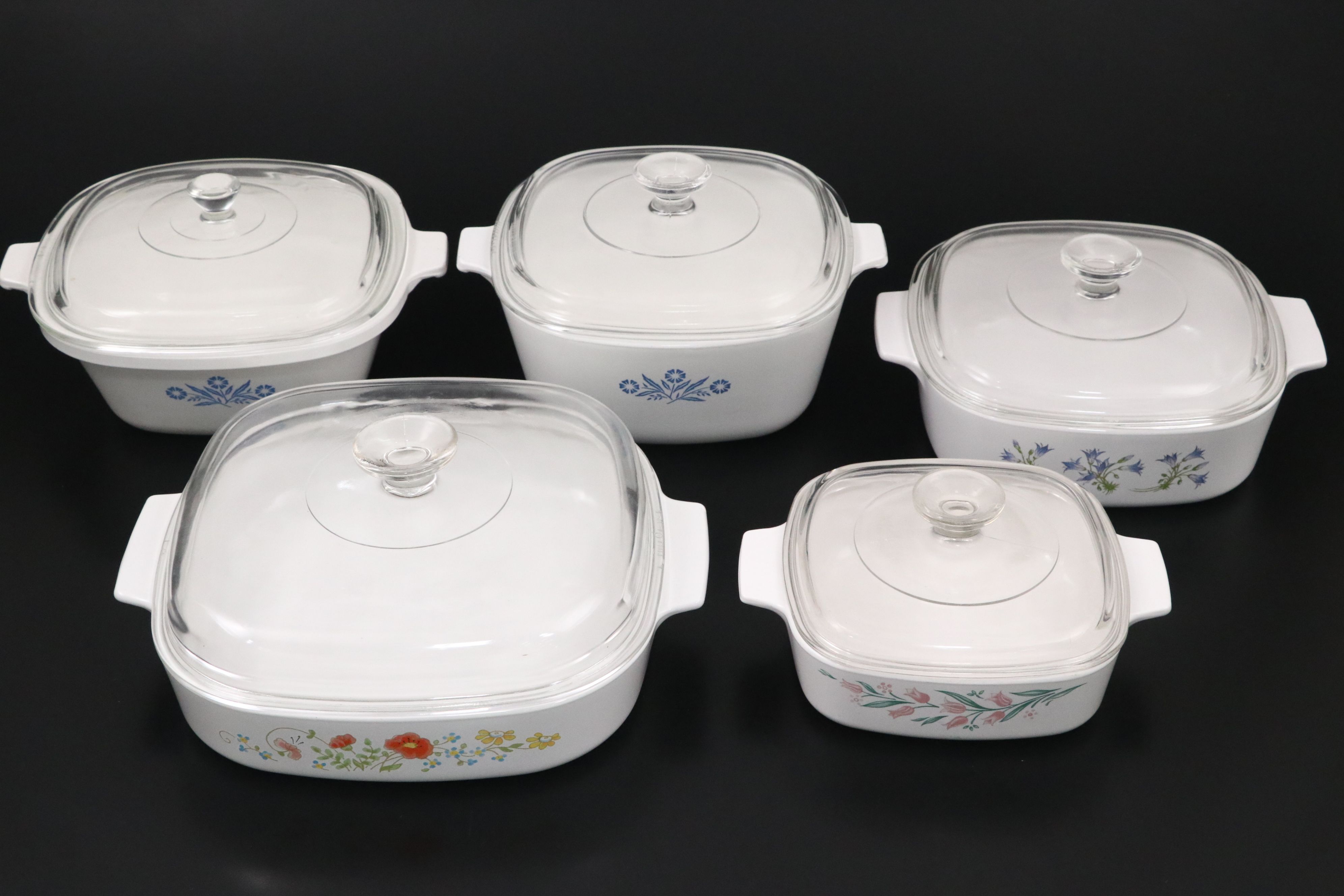 Corning Ware "French White" and More Ceramic Baking Dishes and Teapot