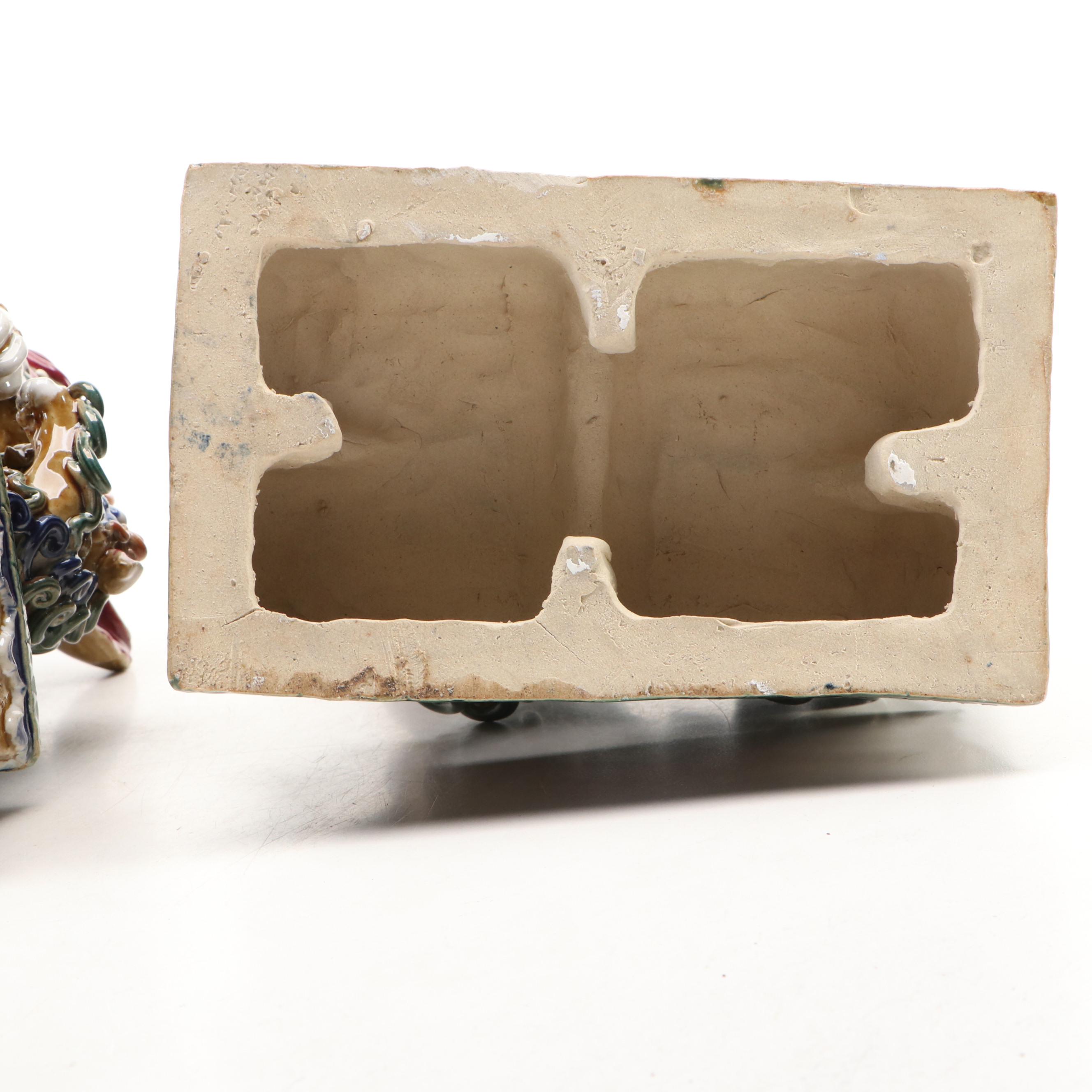 Chinese Ceramic Guardian Lions