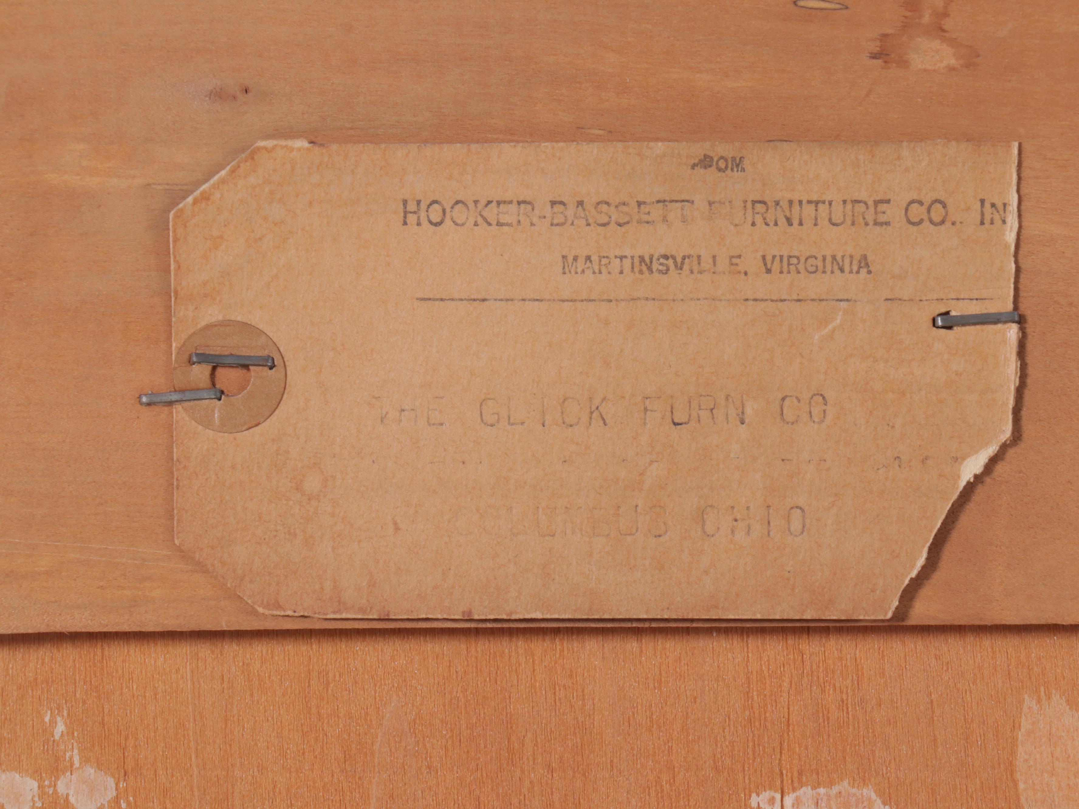 Hooker-Bassett Art Deco Style Wardrobe, Mid-20th Century