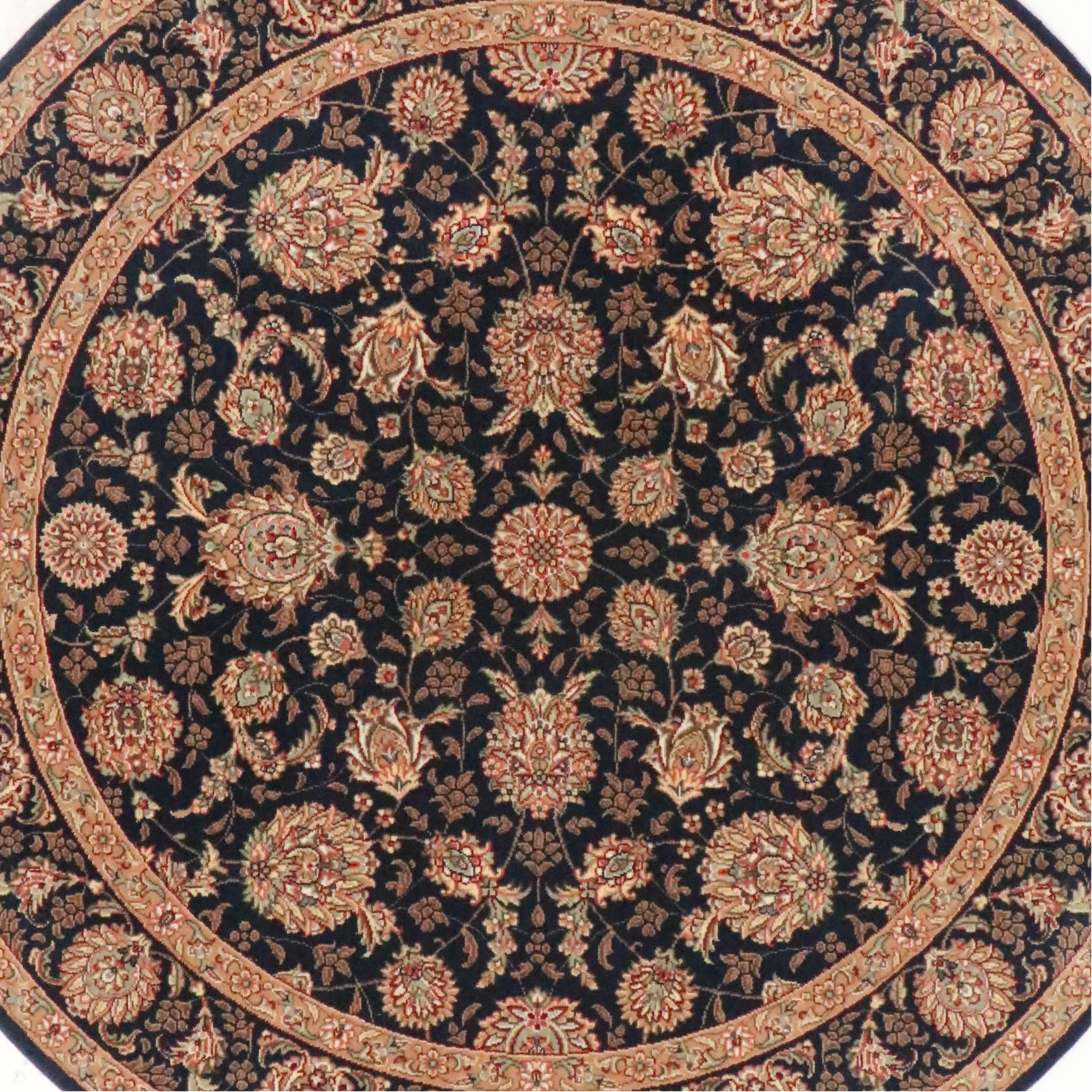 8' Round Machine Made Momeni Area Rug