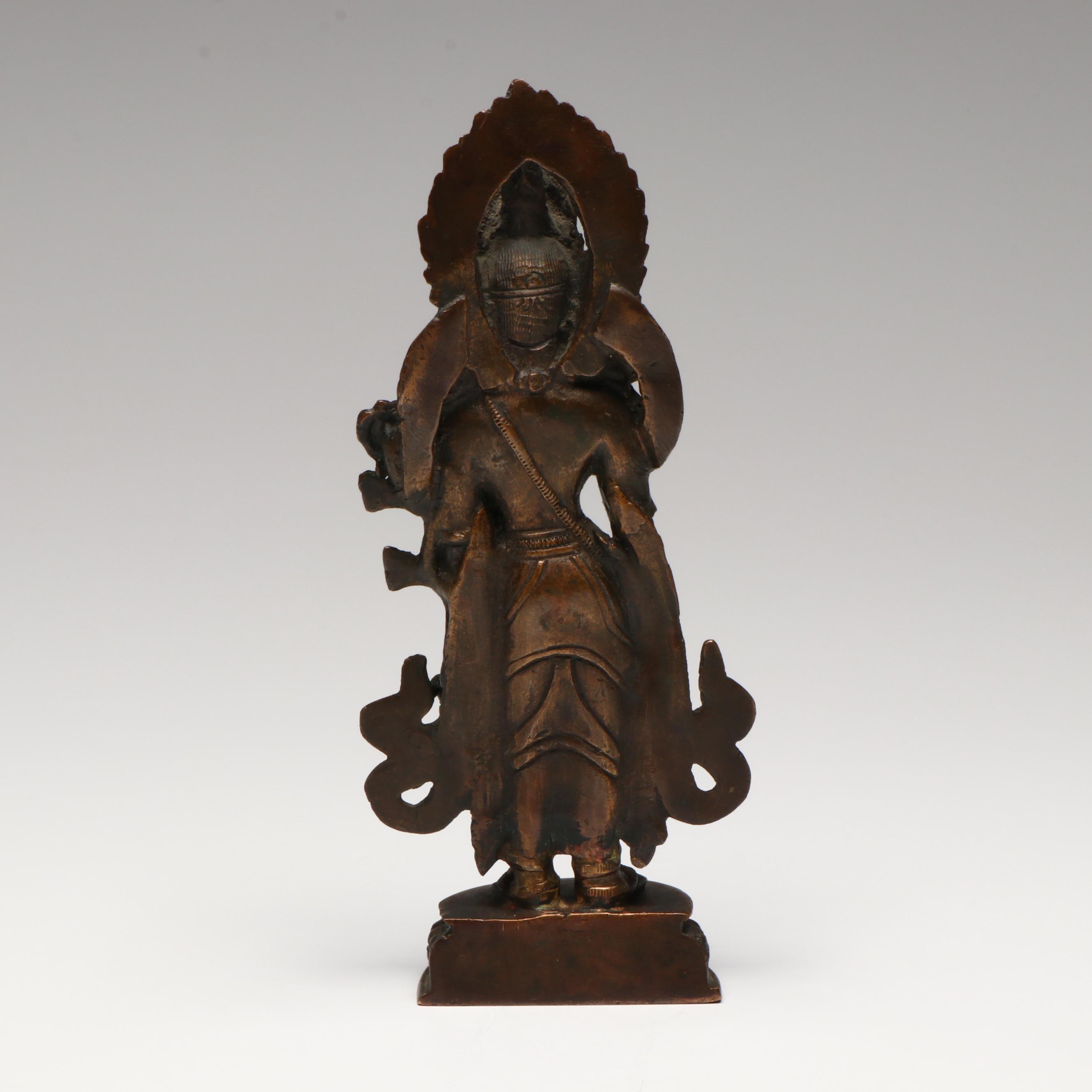 Nepalese Bronze Standing Lakshmi, 19th Century