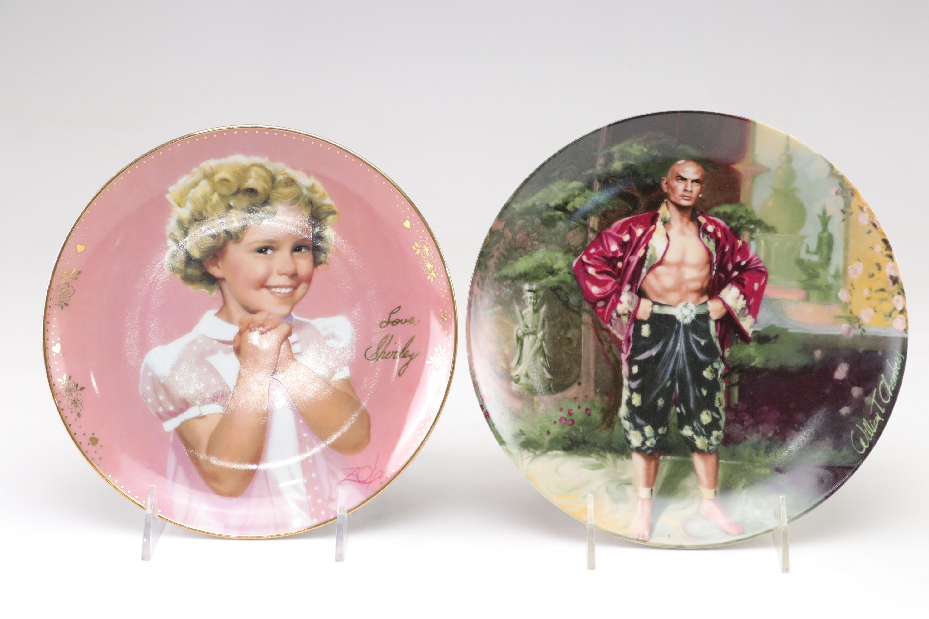 Donald Zolan "Shirley Temple" Collection with Frames and More Collector Plates
