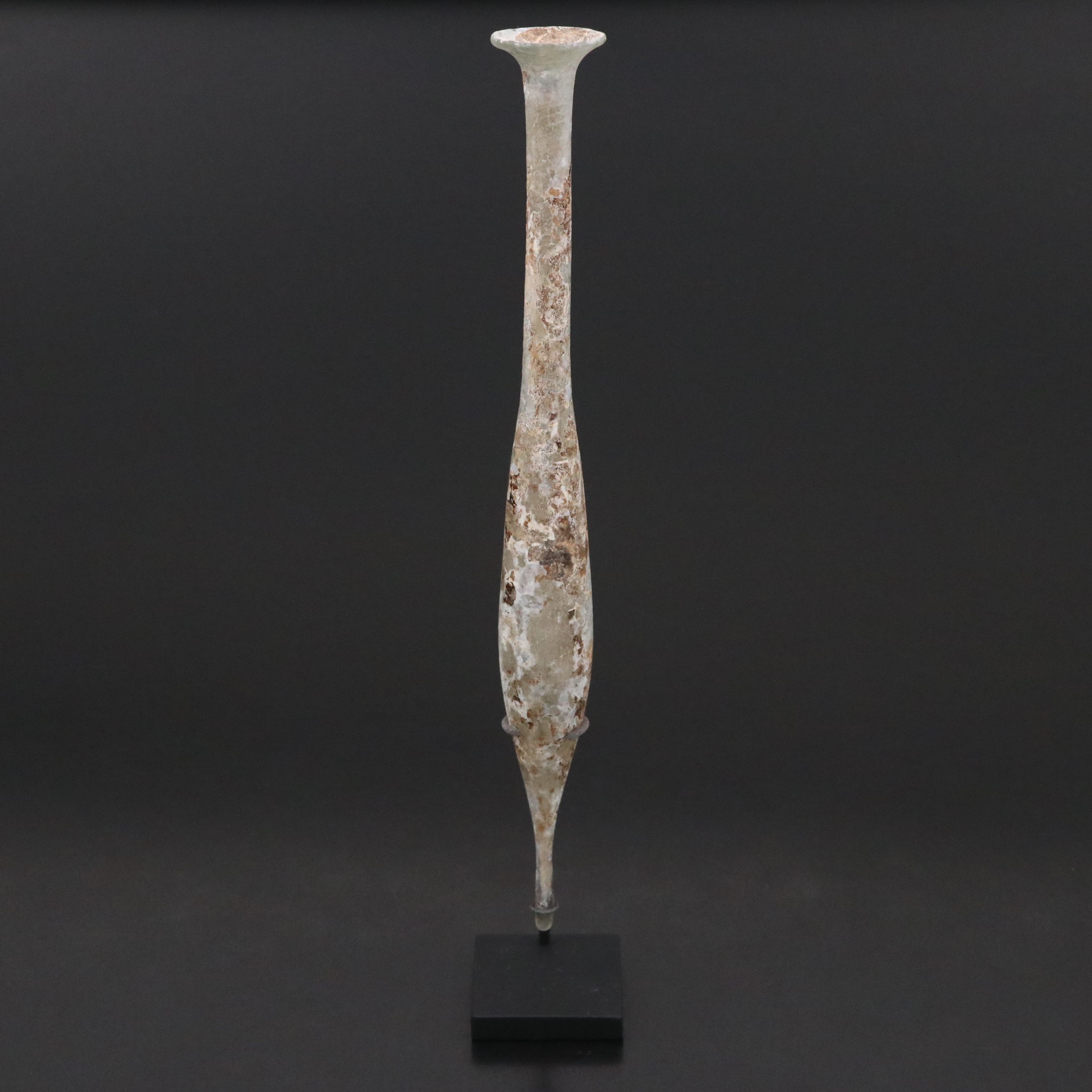 Ancient Roman Glass Cosmetic Unguent, Circa 1st–3rd Century CE