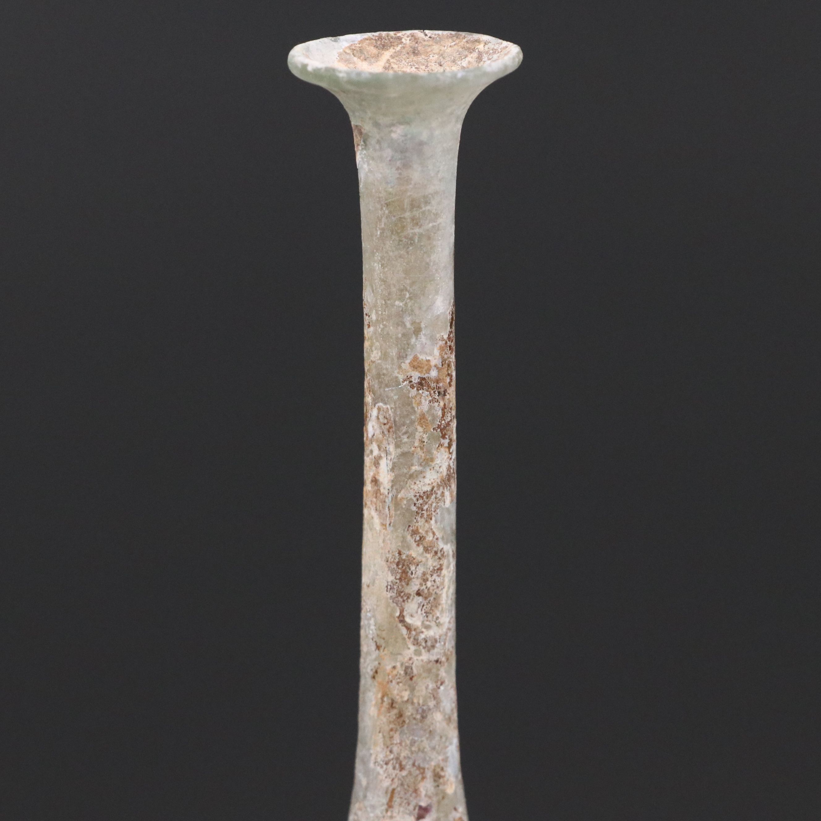 Ancient Roman Glass Cosmetic Unguent, Circa 1st–3rd Century CE