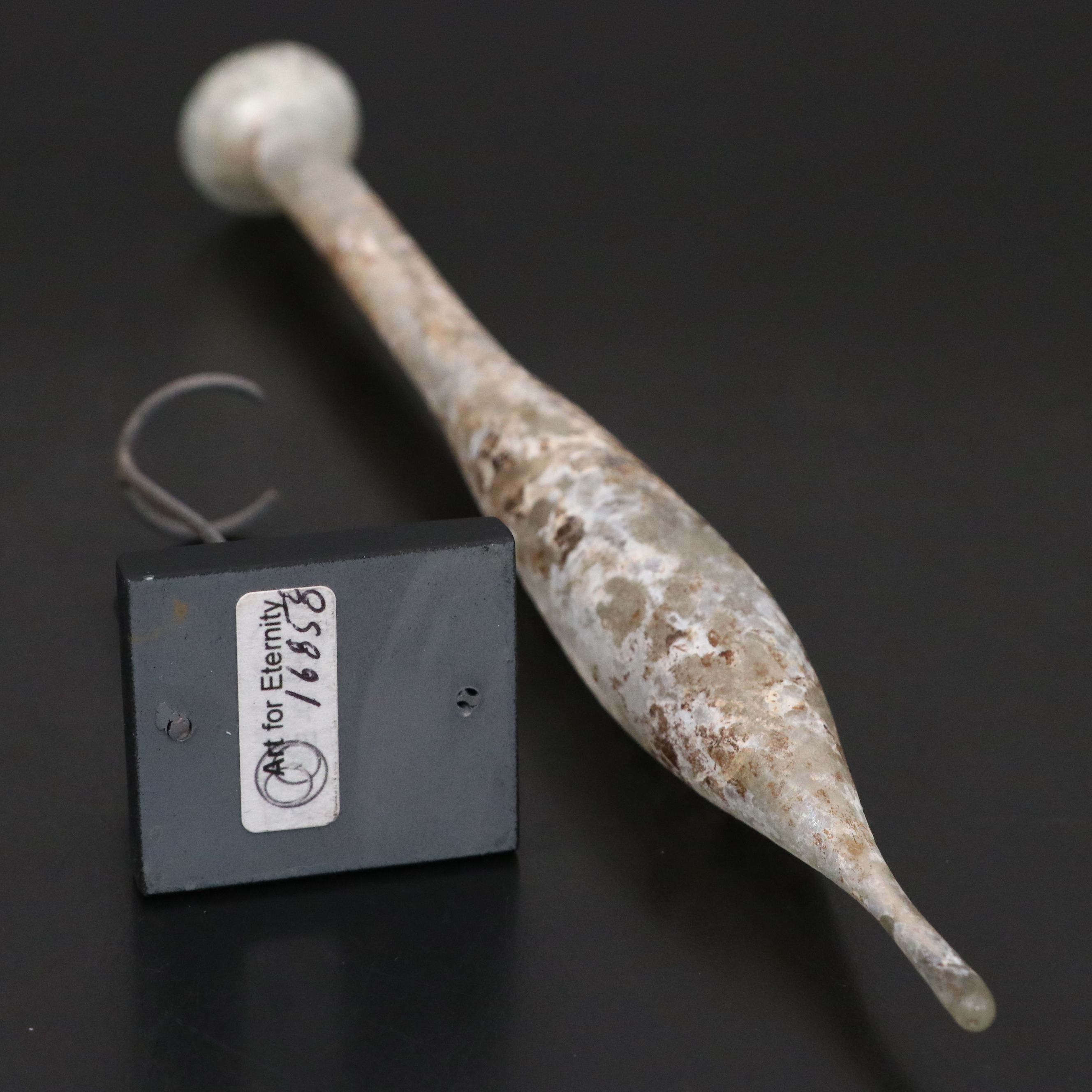 Ancient Roman Glass Cosmetic Unguent, Circa 1st–3rd Century CE