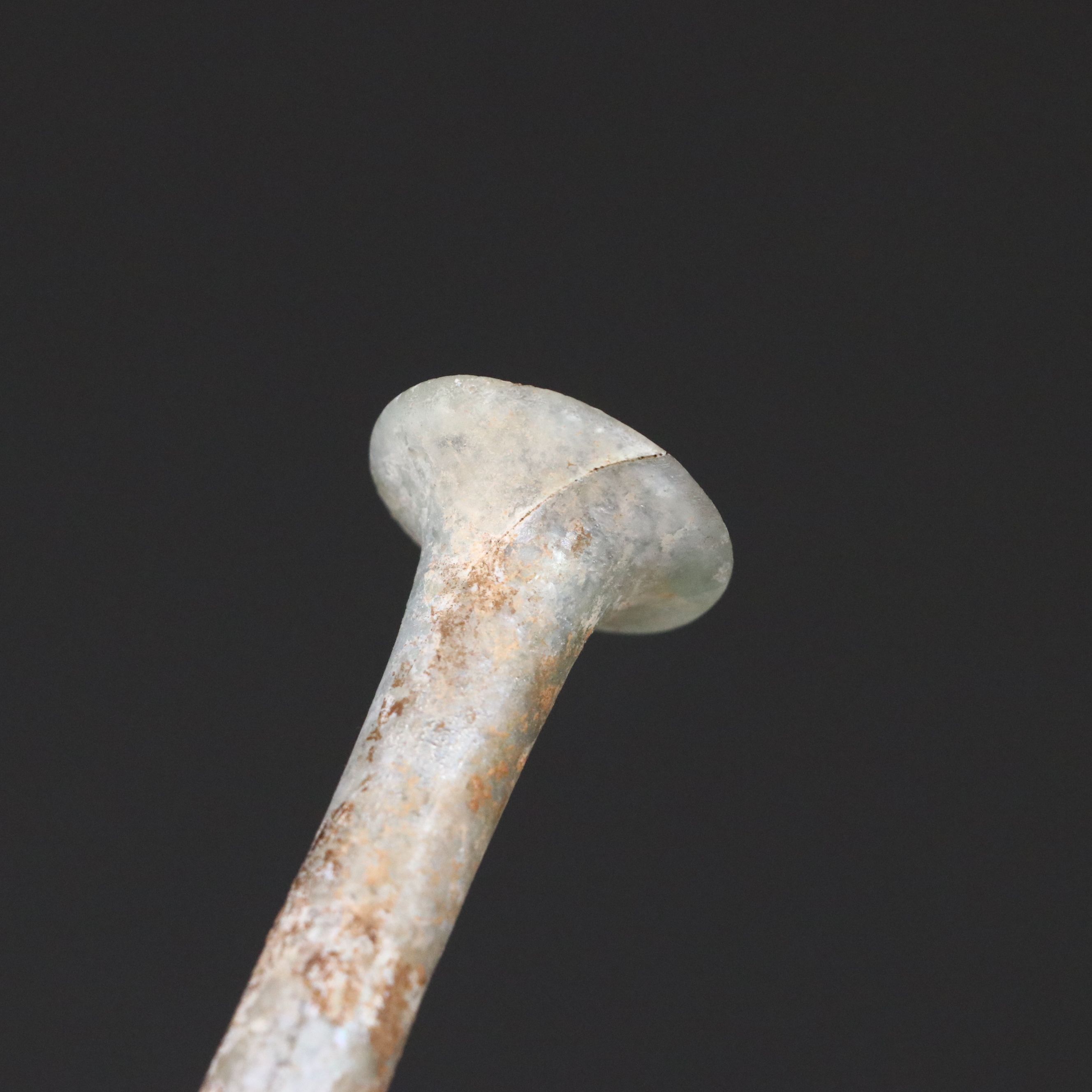 Ancient Roman Glass Cosmetic Unguent, Circa 1st–3rd Century CE