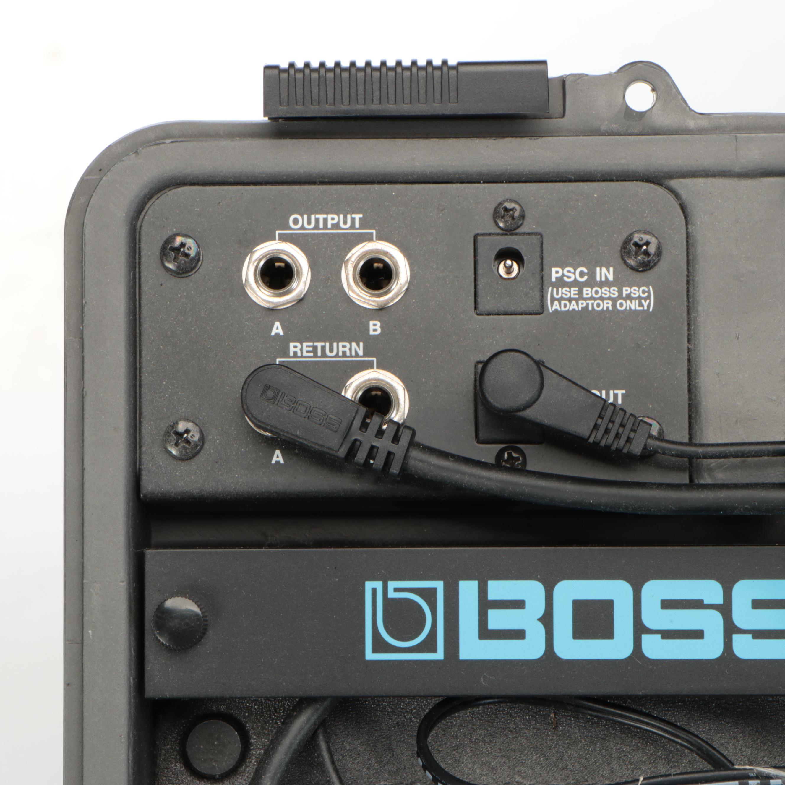 Boss Pedal Board BCB-60 with Boss and DOD Guitar Pedals, and Case