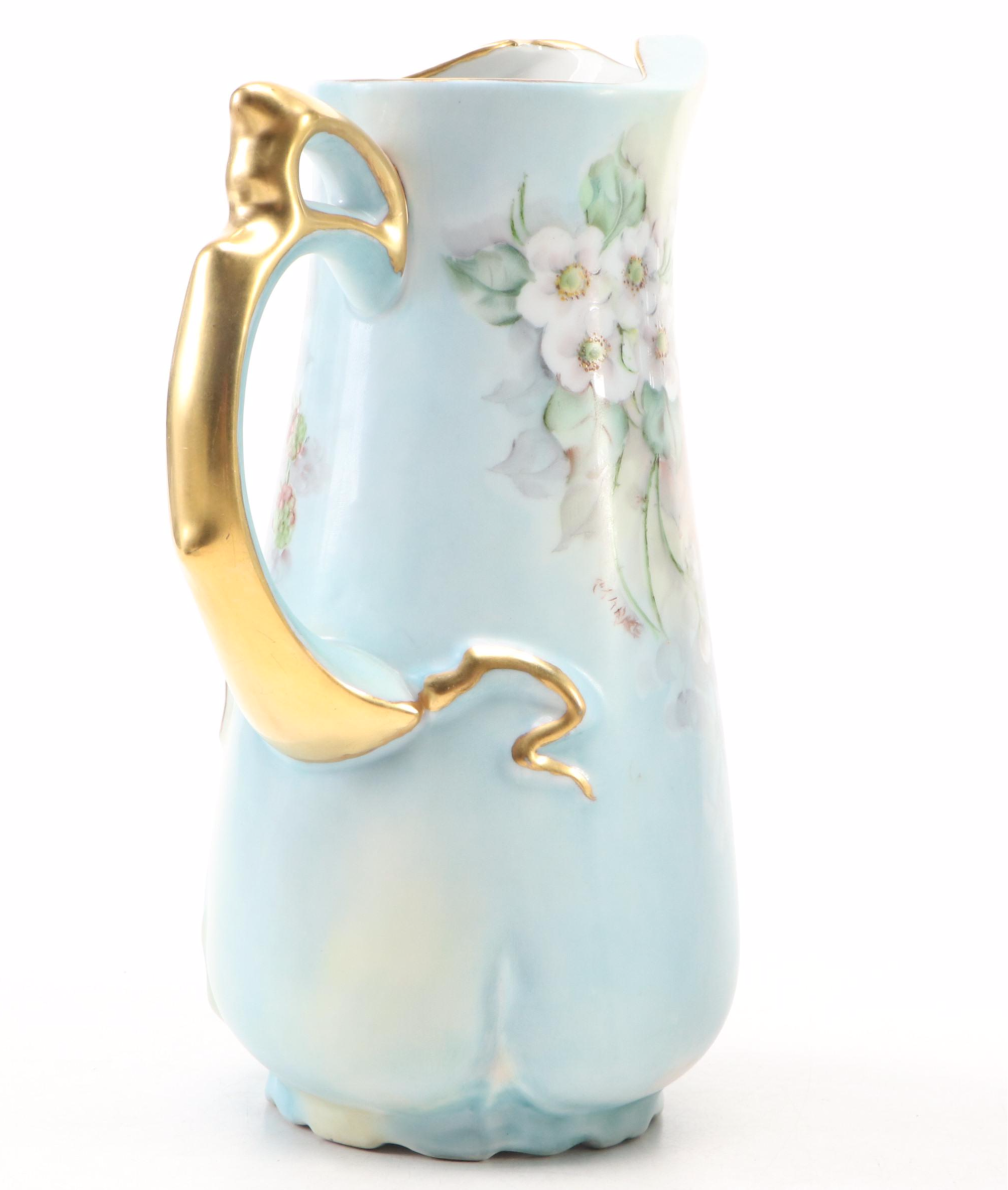 Royal Schwarzburg Porcelain Portrait Vase with Victorian Style and Other Decor