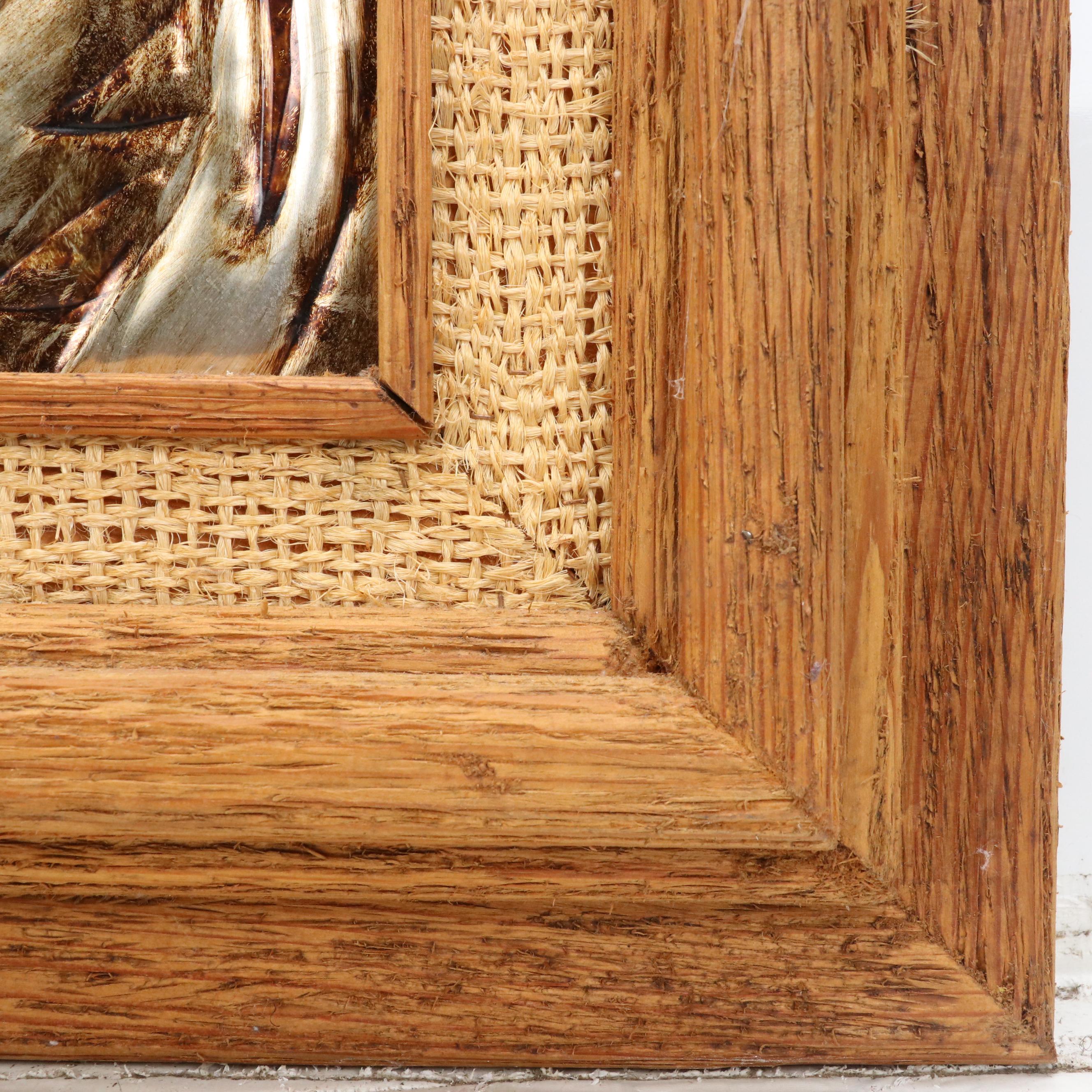 Mid Century Modern Metalwork Floral Still Life