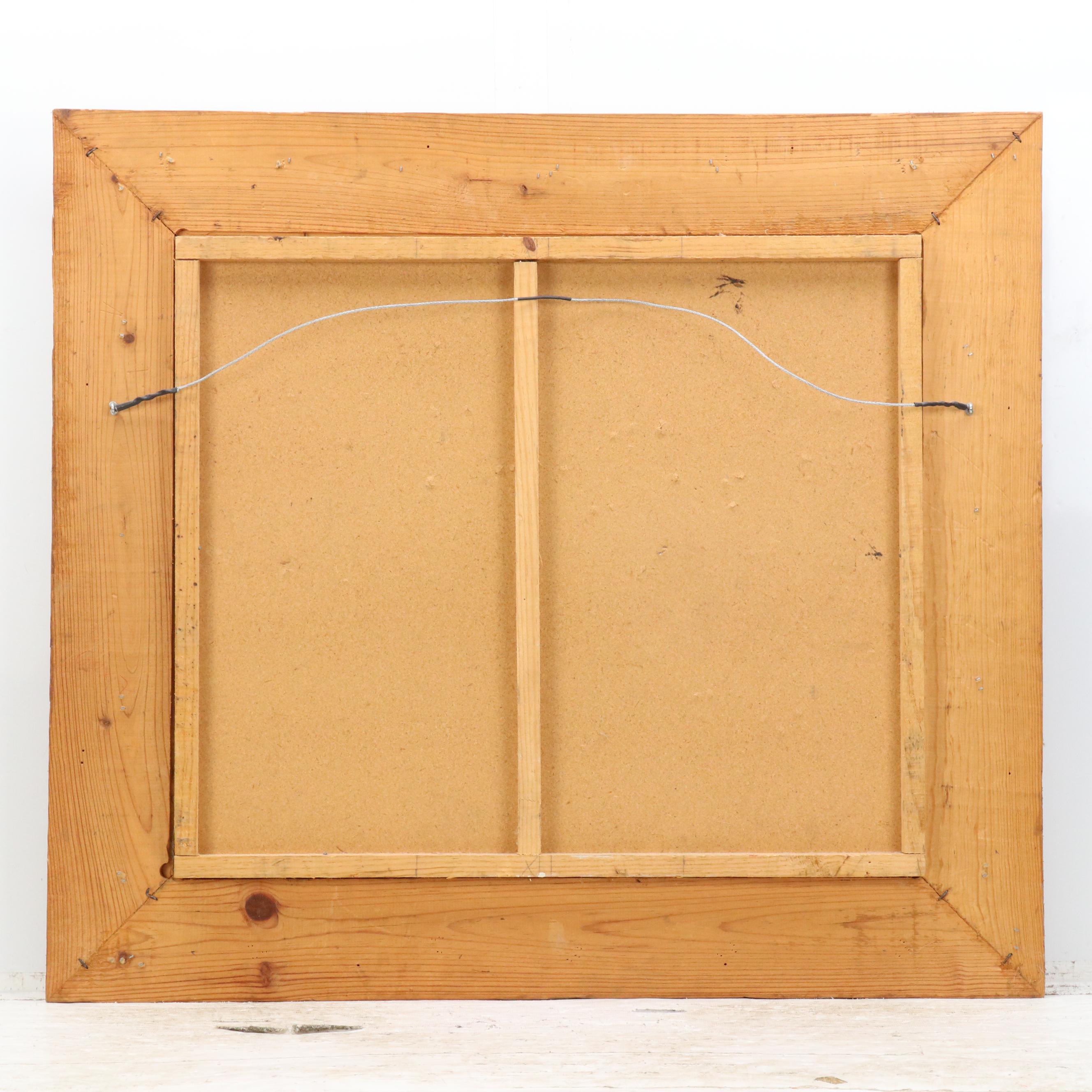 Mid Century Modern Metalwork Floral Still Life