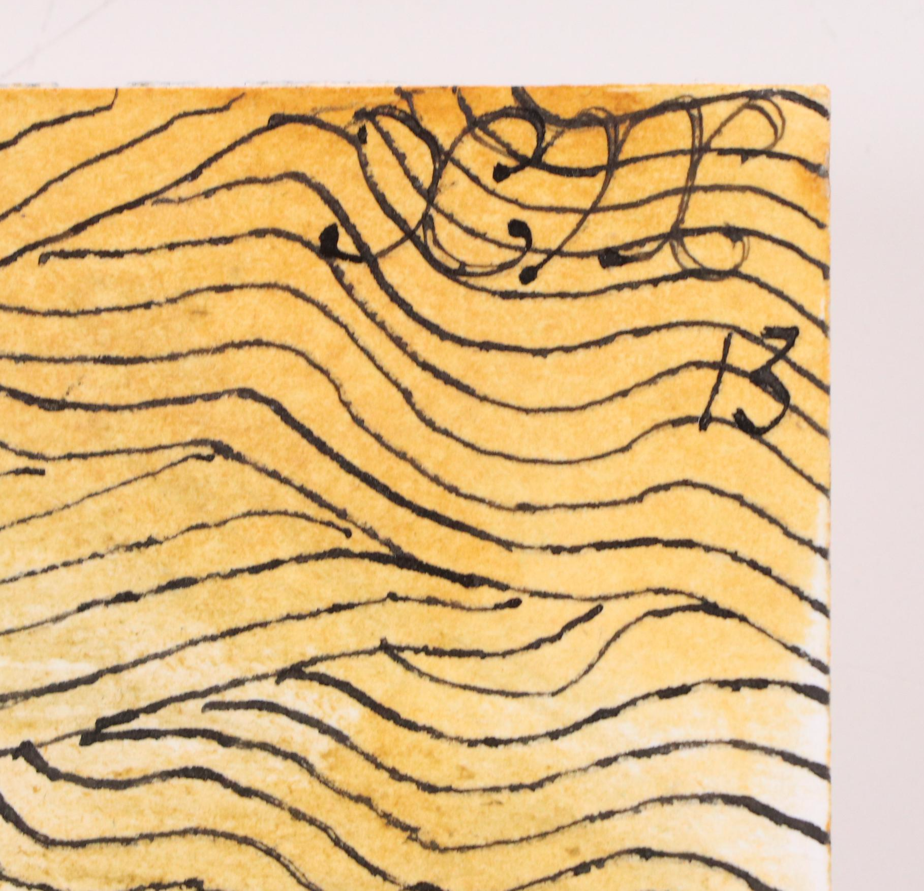 Nikolay "Kuk" Manuylov Figural Surrealist Mixed Media Drawing, 2013