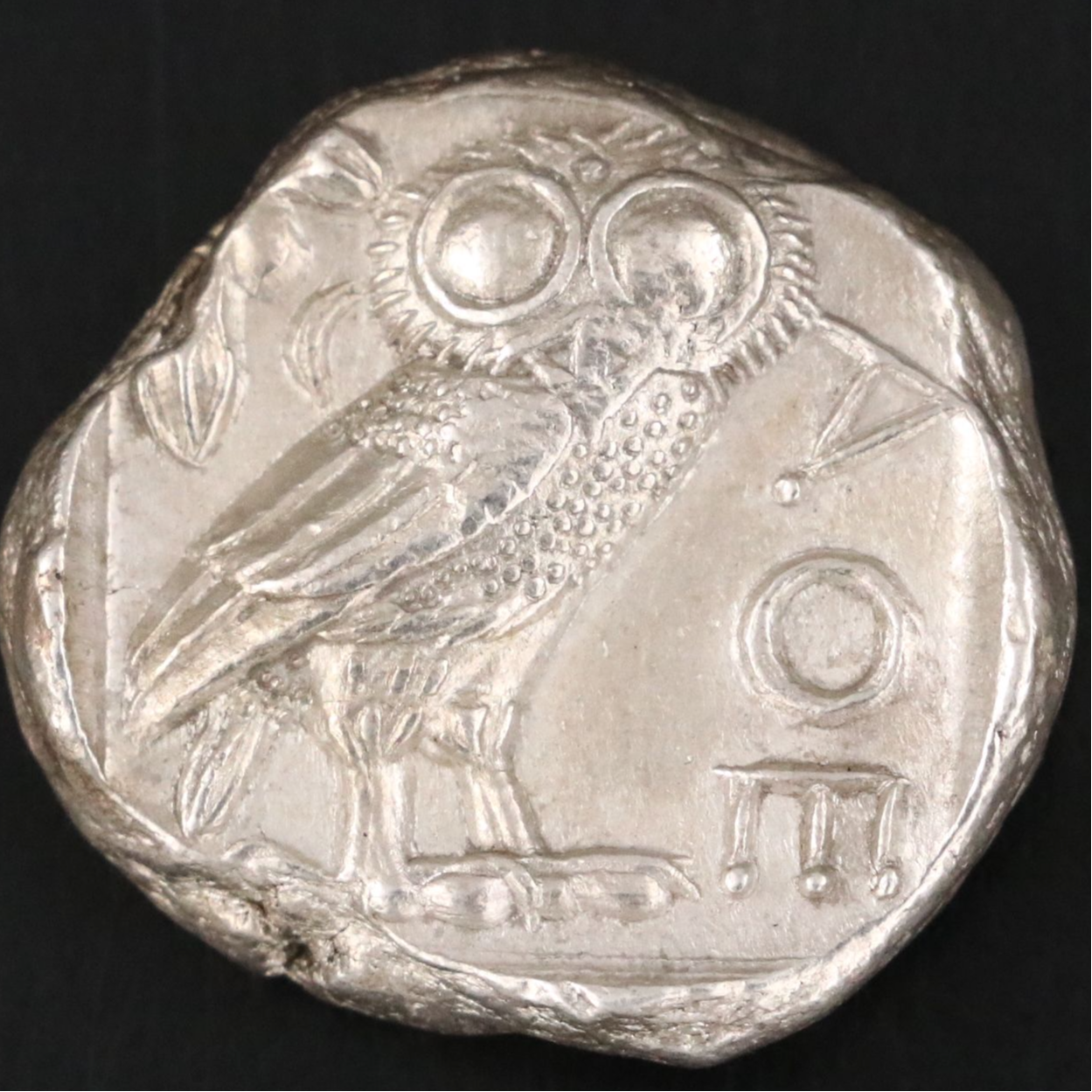 Ancient Athens Greek Silver Tetradrachm, Circa 454–404 BCE