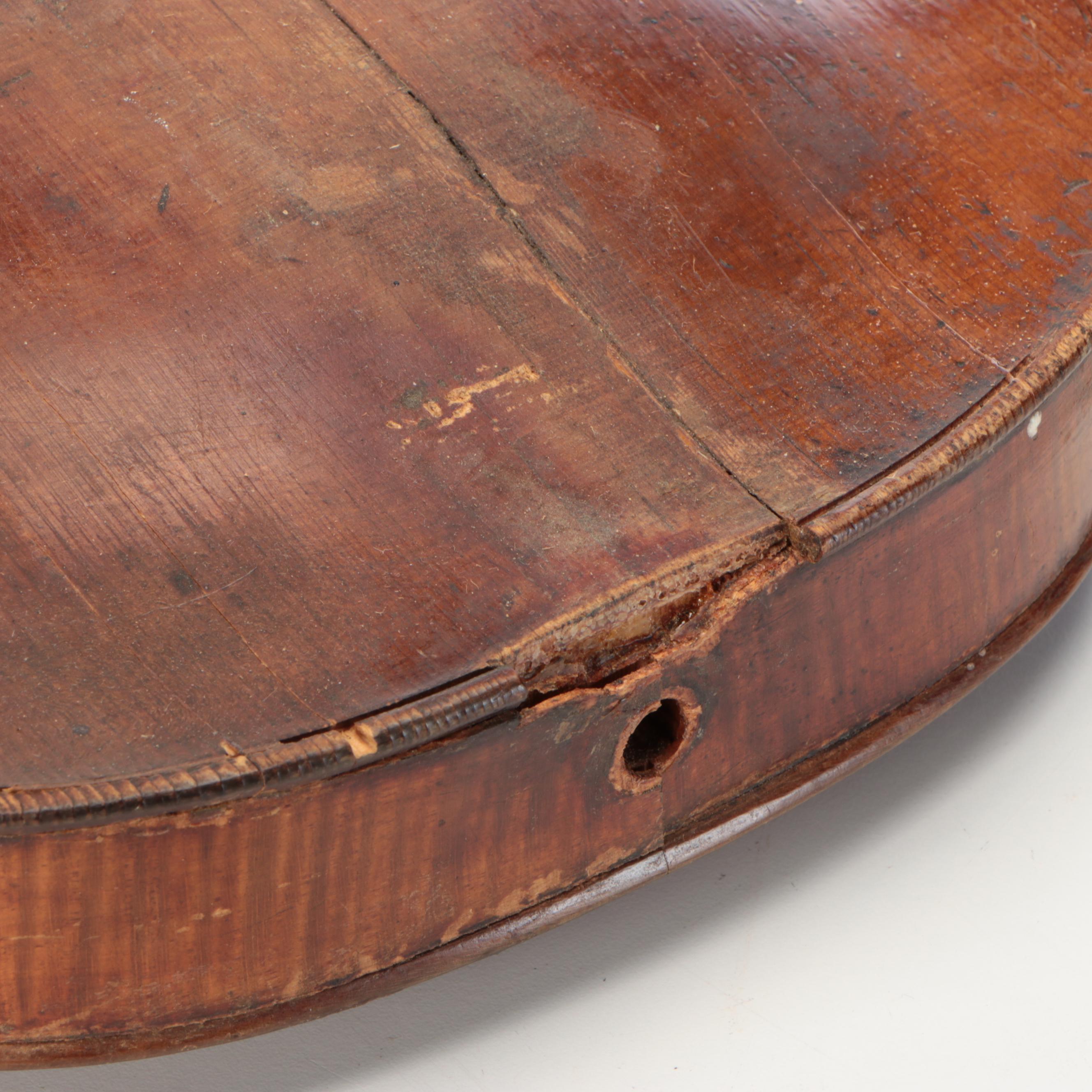 Guarnerius Copy & Stainer Copy Spruce Top Curly Maple Violins with Coffin Cases