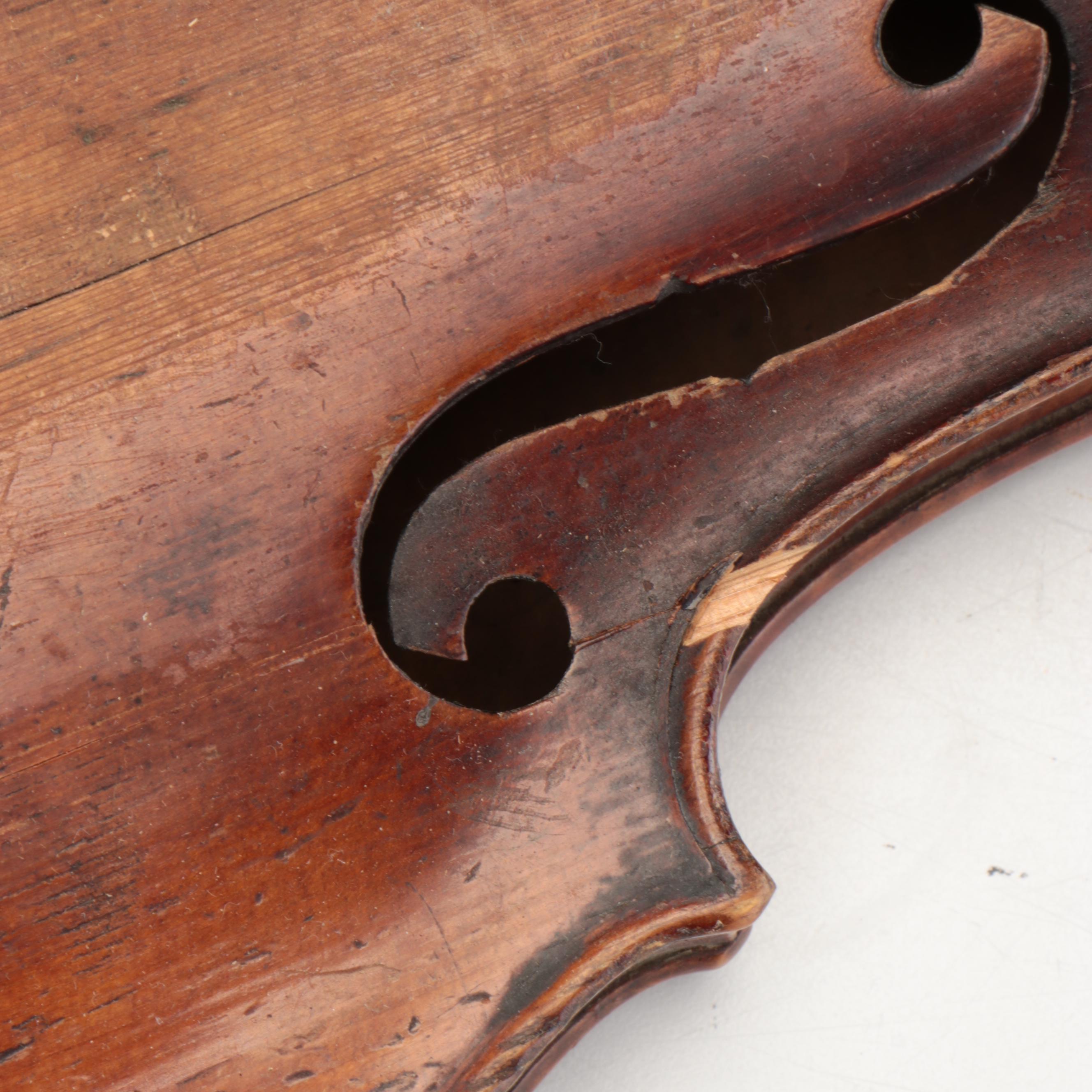 Guarnerius Copy & Stainer Copy Spruce Top Curly Maple Violins with Coffin Cases