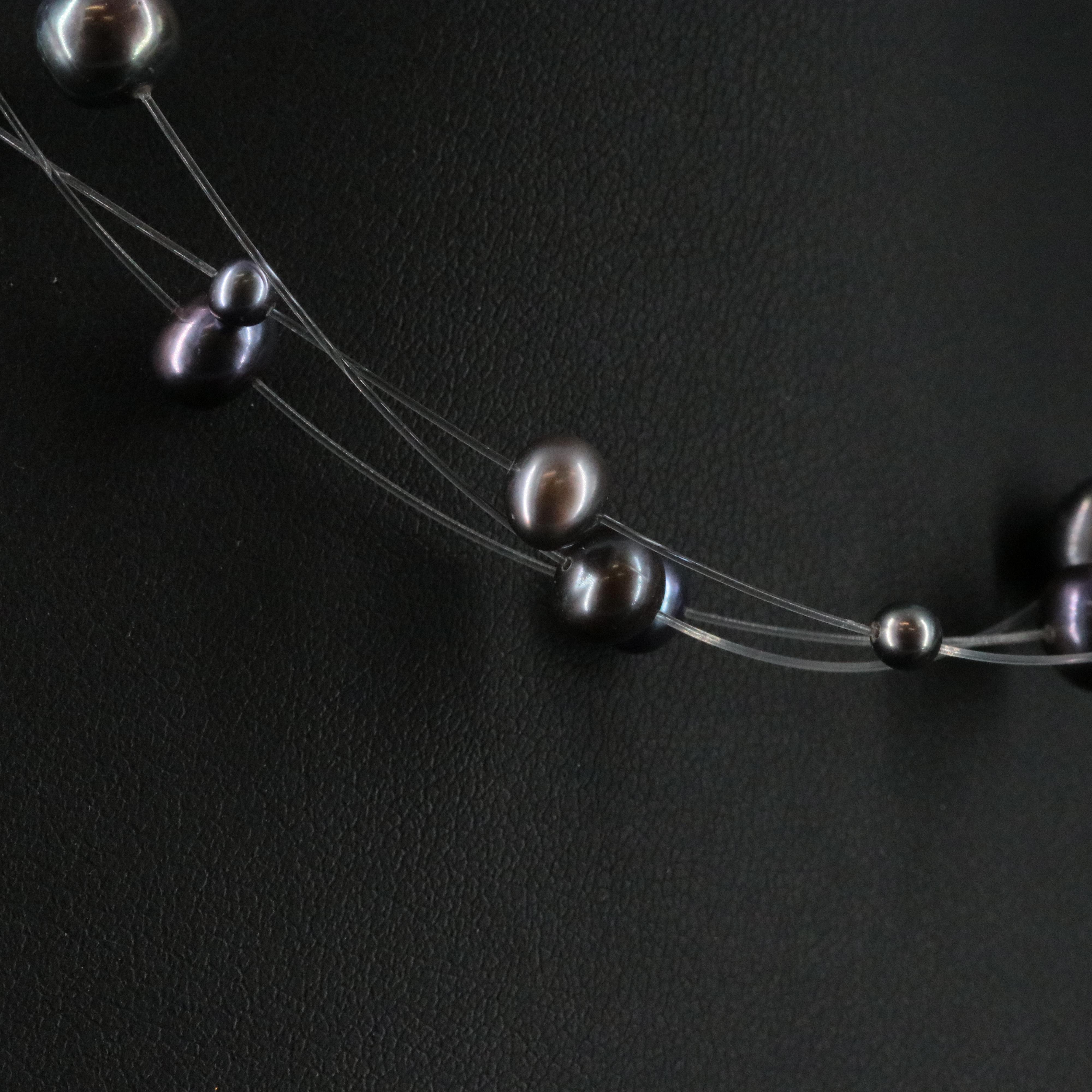 14K Pearl Three Strand Necklace