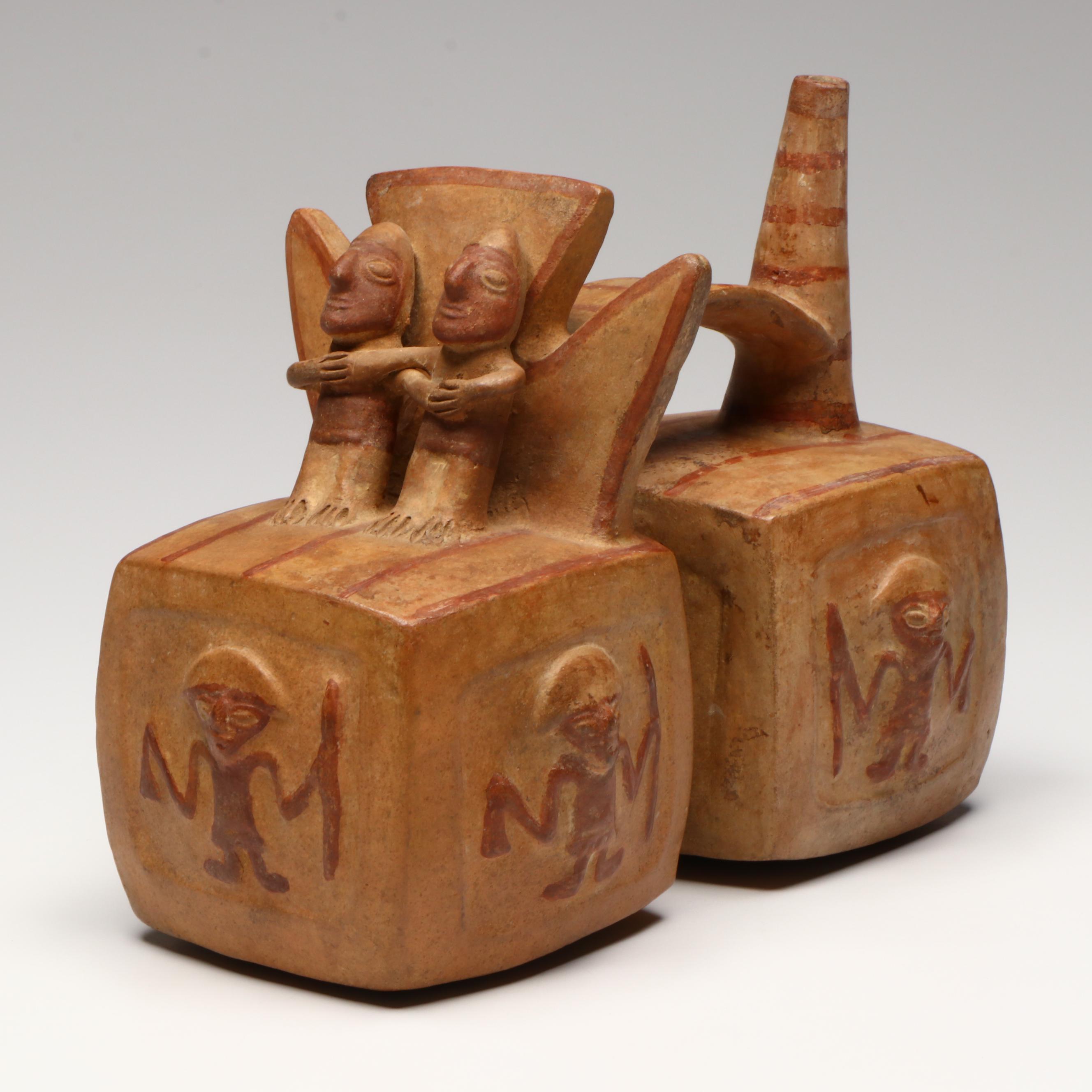 Sican-Lambayeque Pottery Figural Vessel