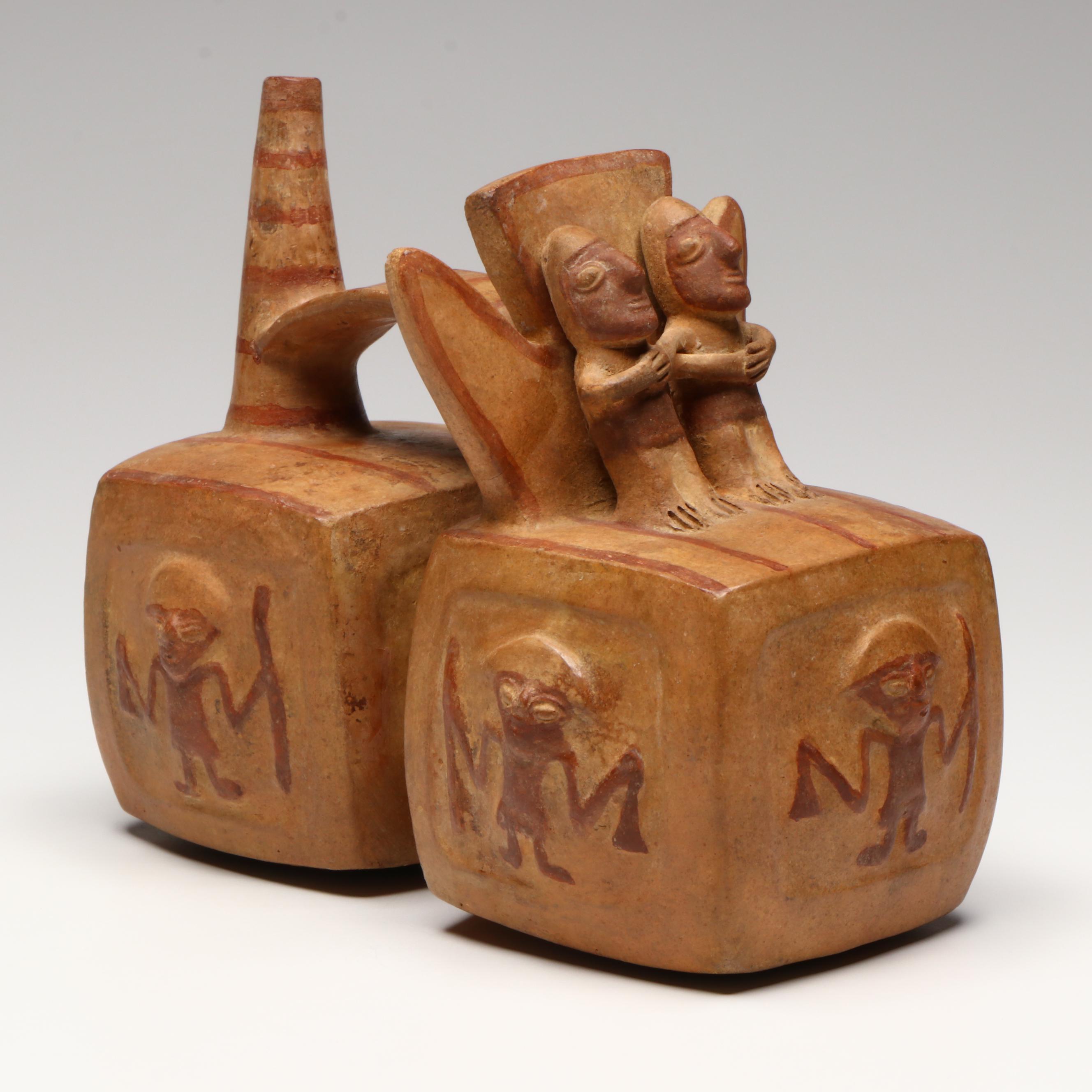Sican-Lambayeque Pottery Figural Vessel