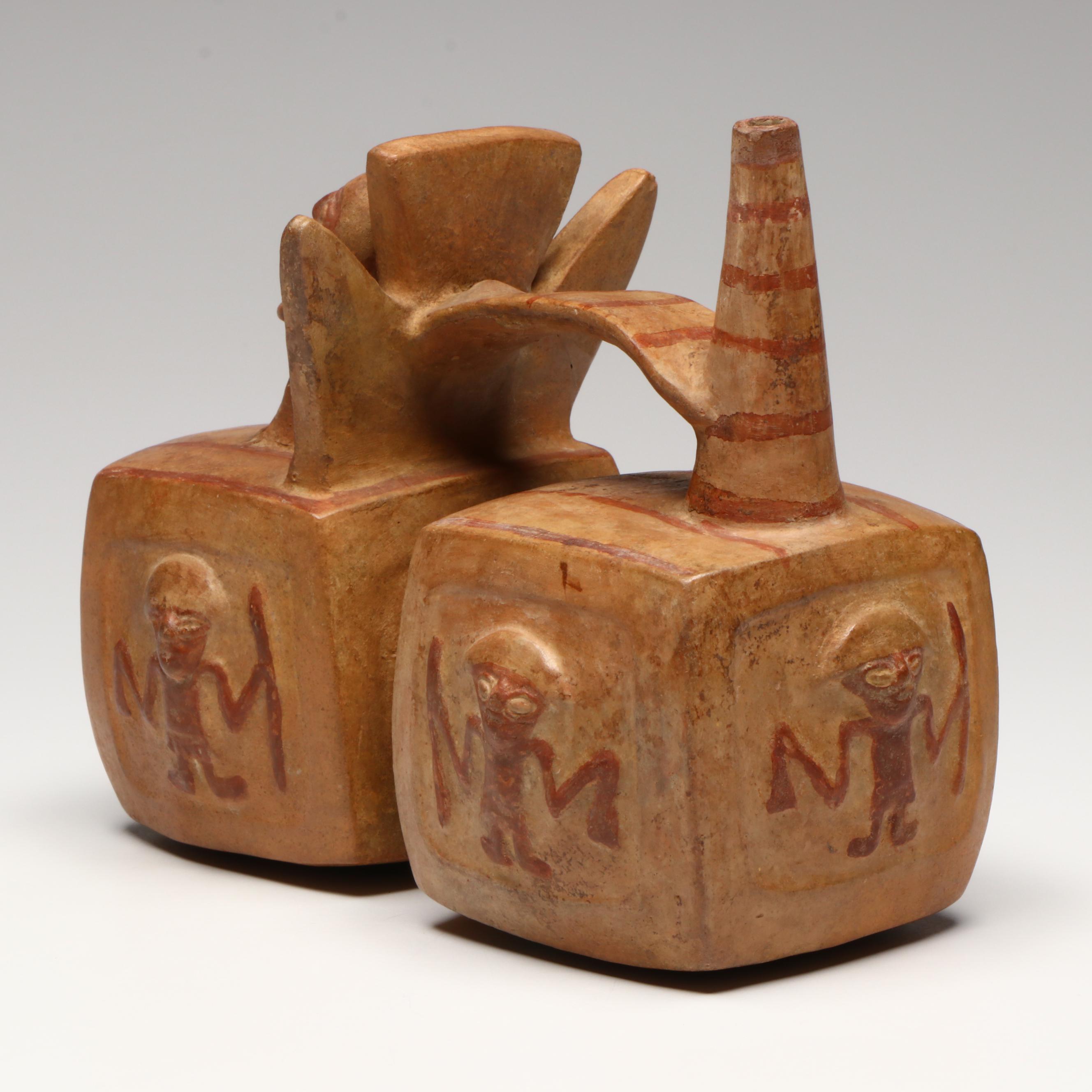 Sican-Lambayeque Pottery Figural Vessel