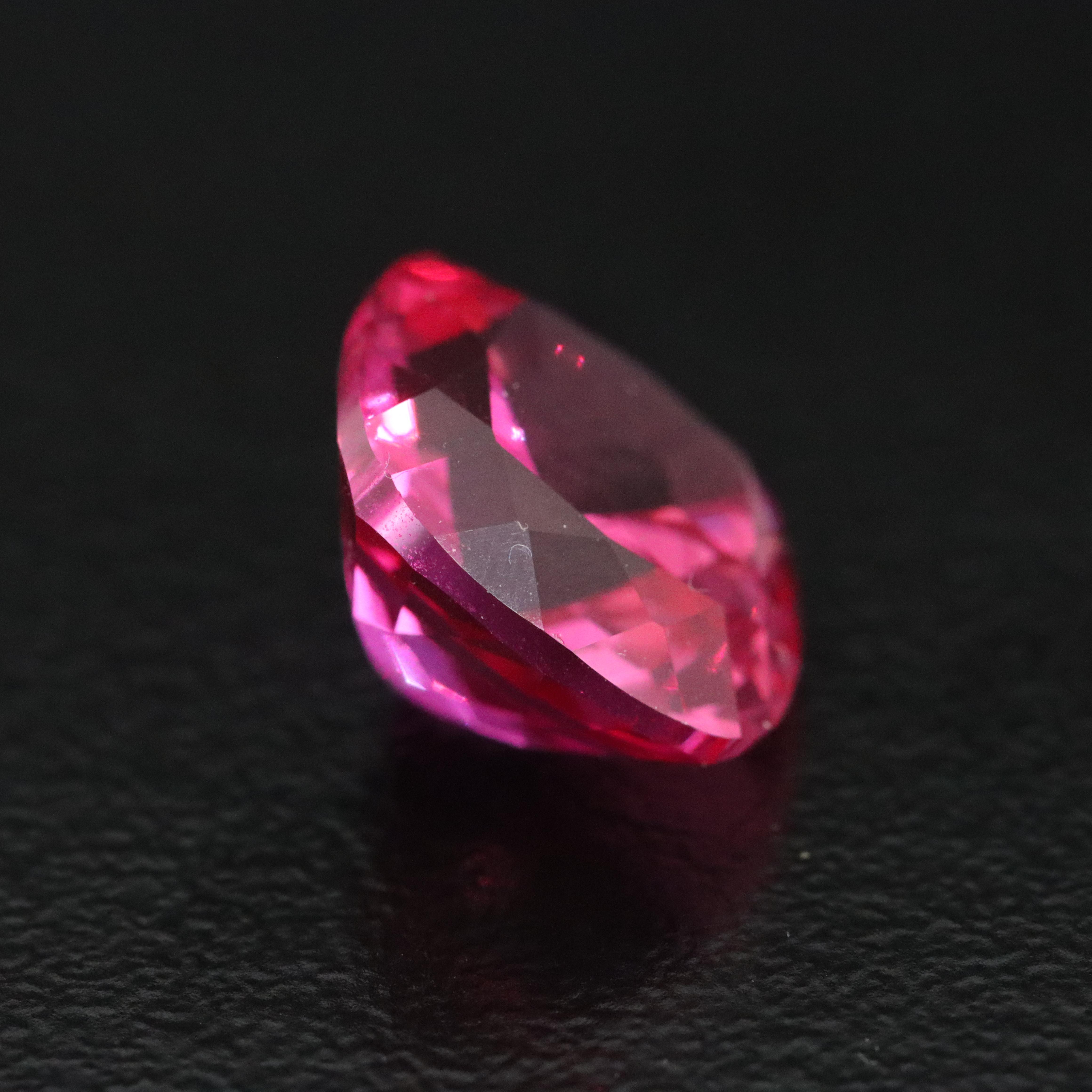 Loose 5.65 CT Lab Grown Ruby