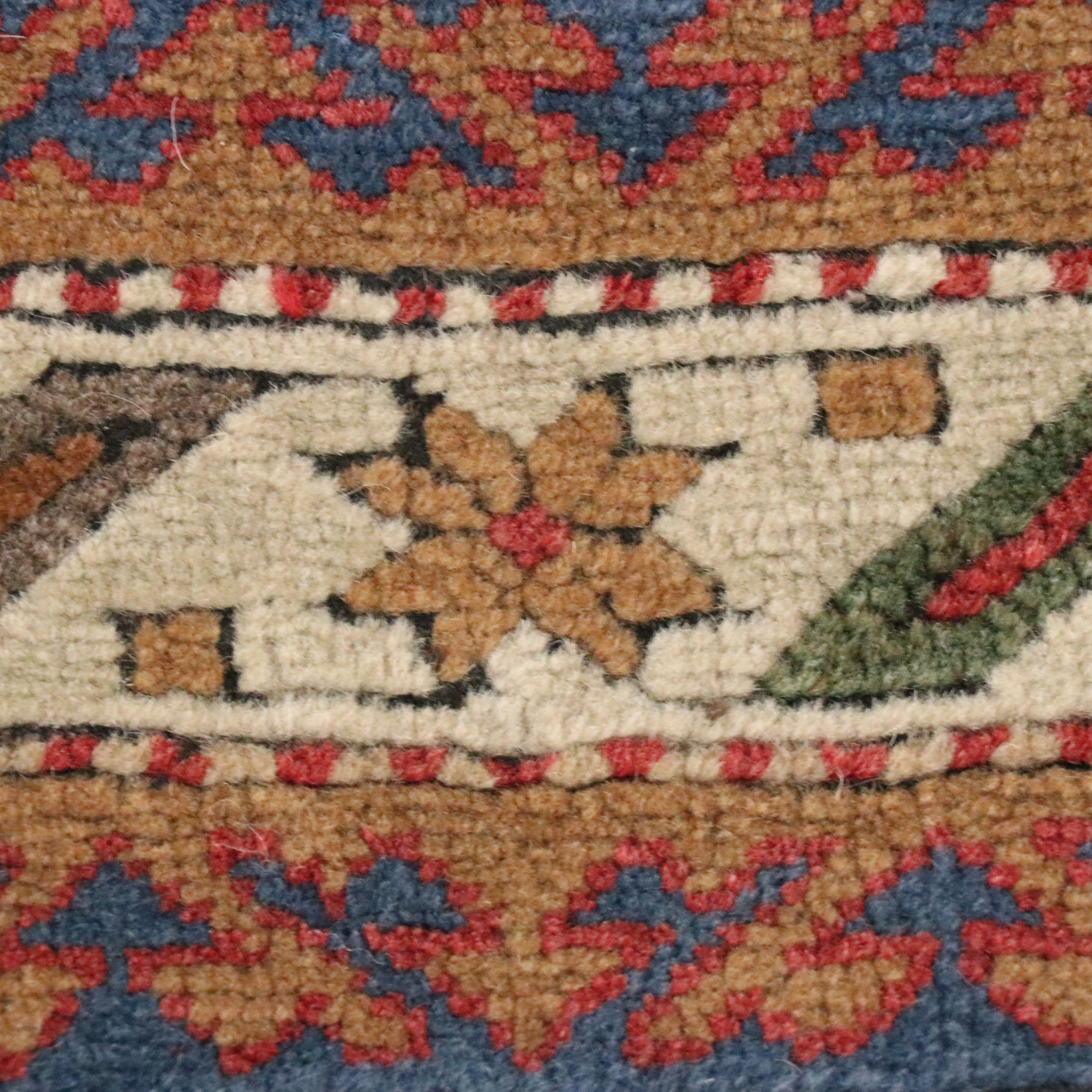 5'3 x 6'6 Hand-Knotted Caucasian Kazak Area Rug