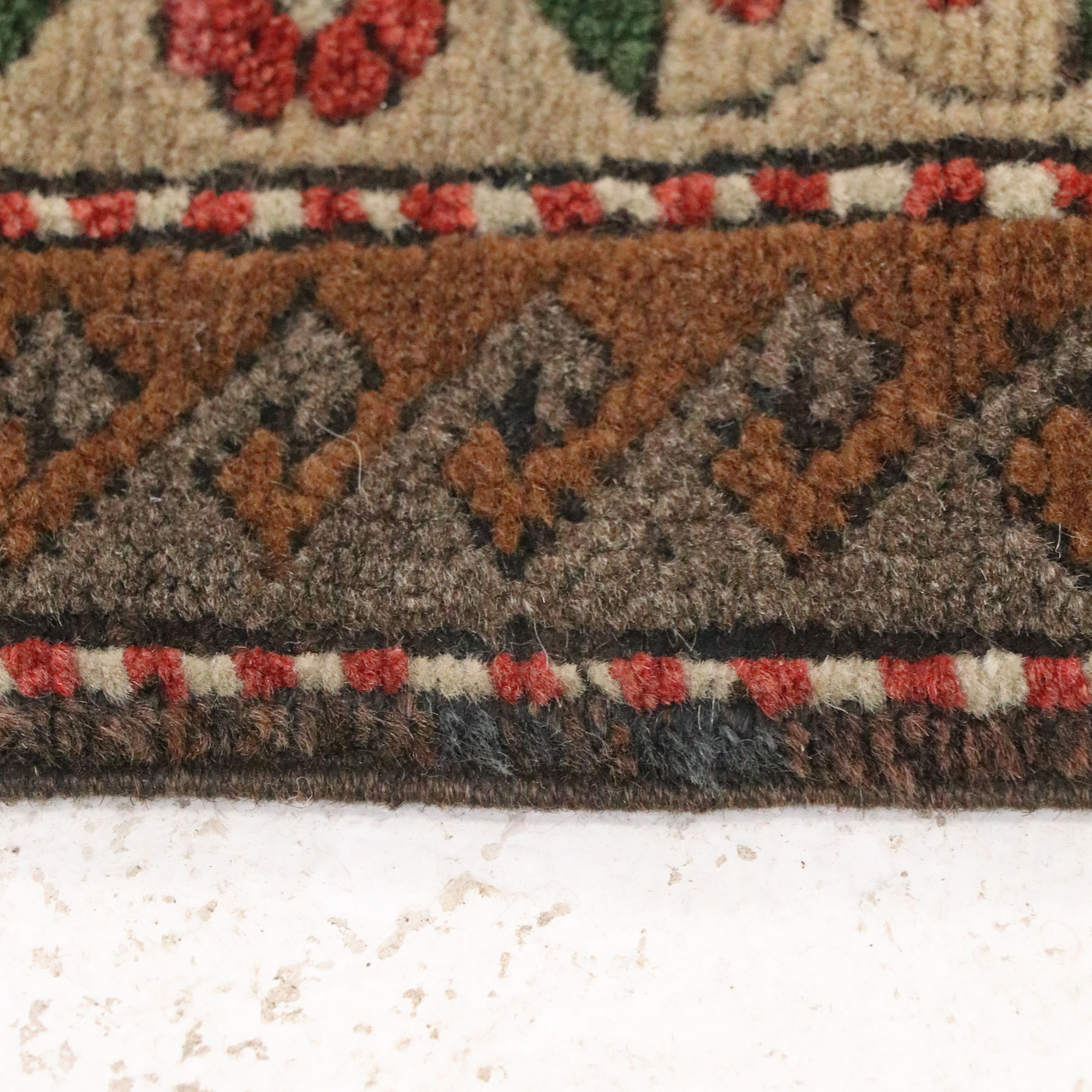 5'3 x 6'6 Hand-Knotted Caucasian Kazak Area Rug