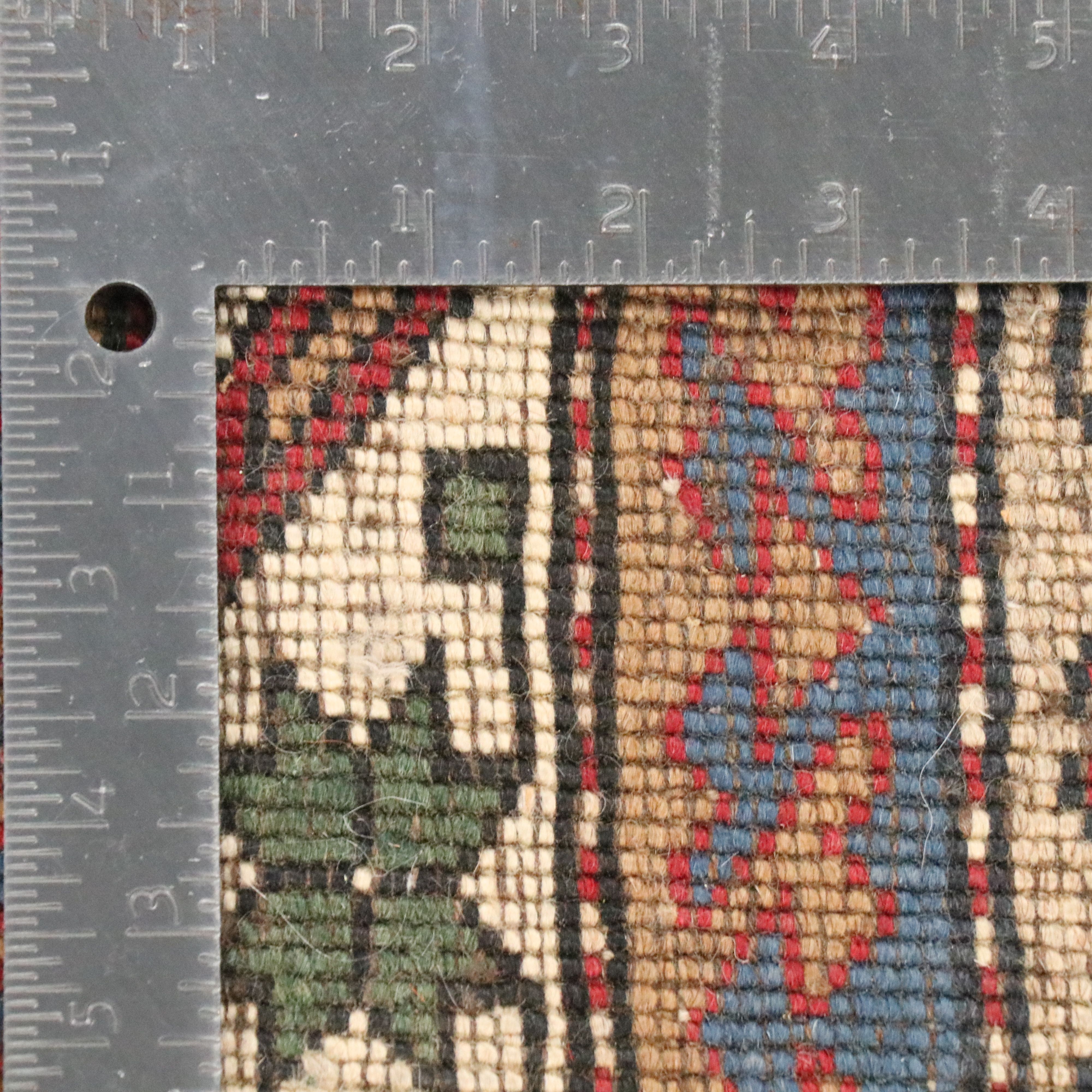 5'3 x 6'6 Hand-Knotted Caucasian Kazak Area Rug