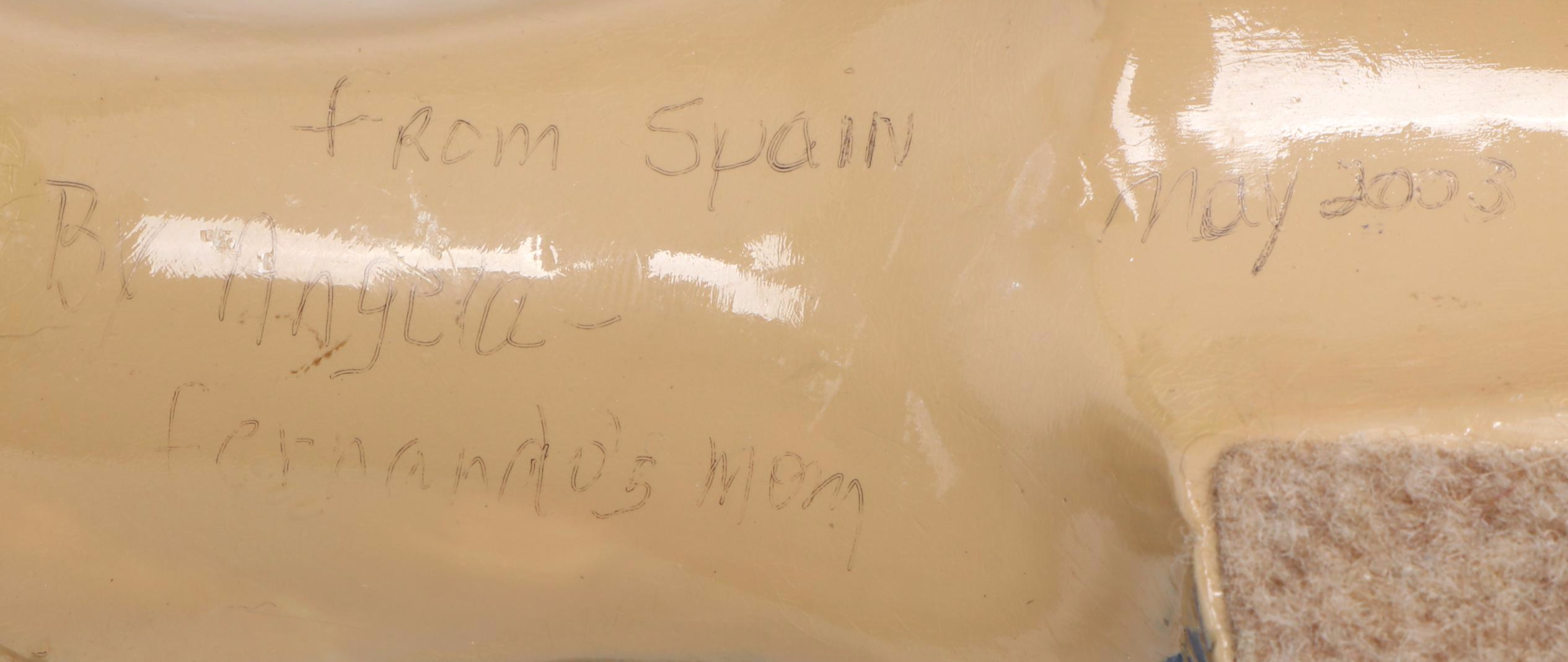 Majolica Style Ceramic Vase with Other Animal Figurines