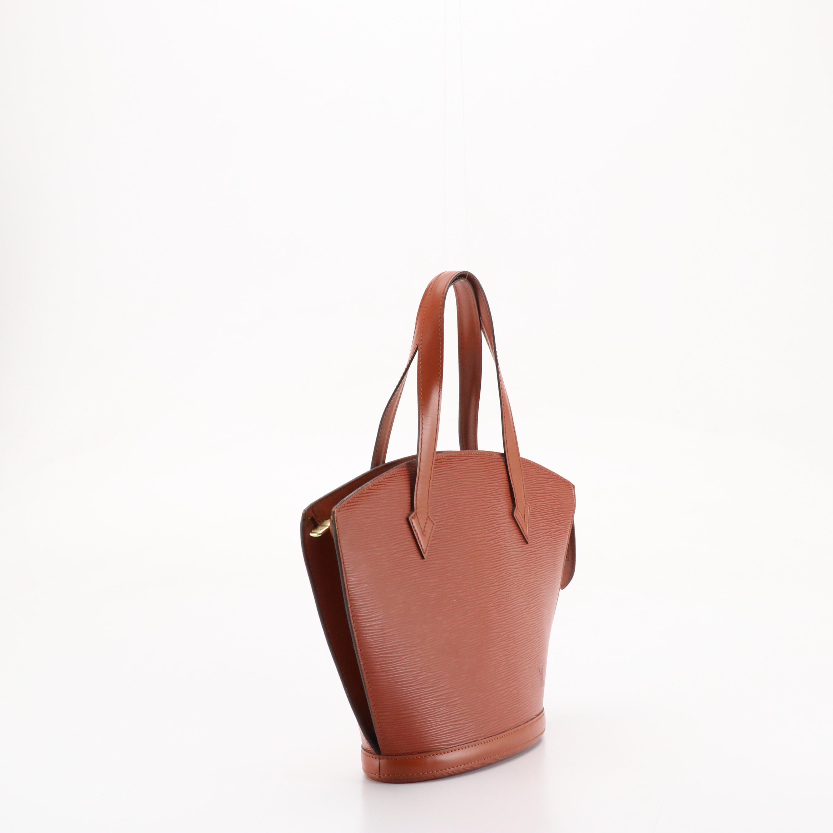 Louis Vuitton Saint Jacques PM Handbag in Fawn Epi Leather