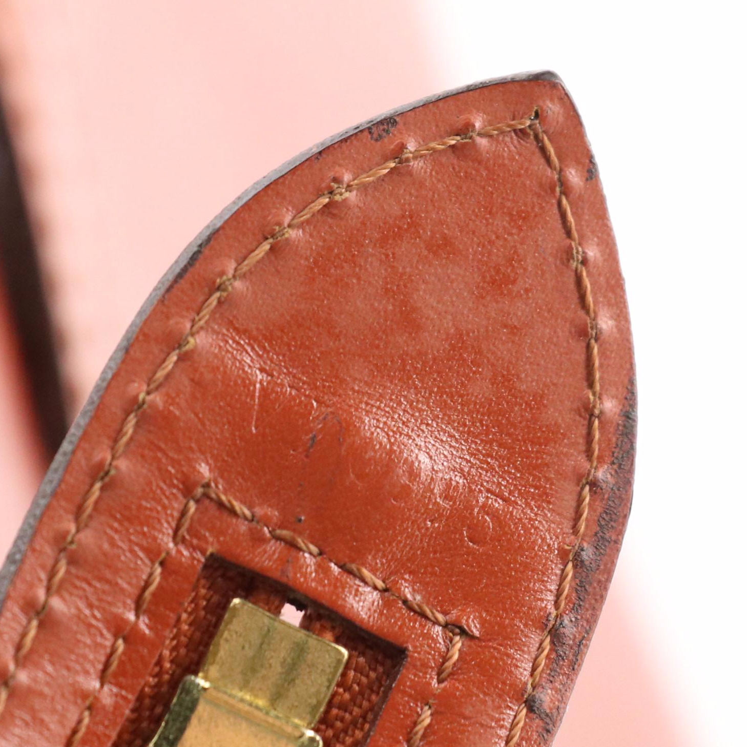 Louis Vuitton Saint Jacques PM Handbag in Fawn Epi Leather