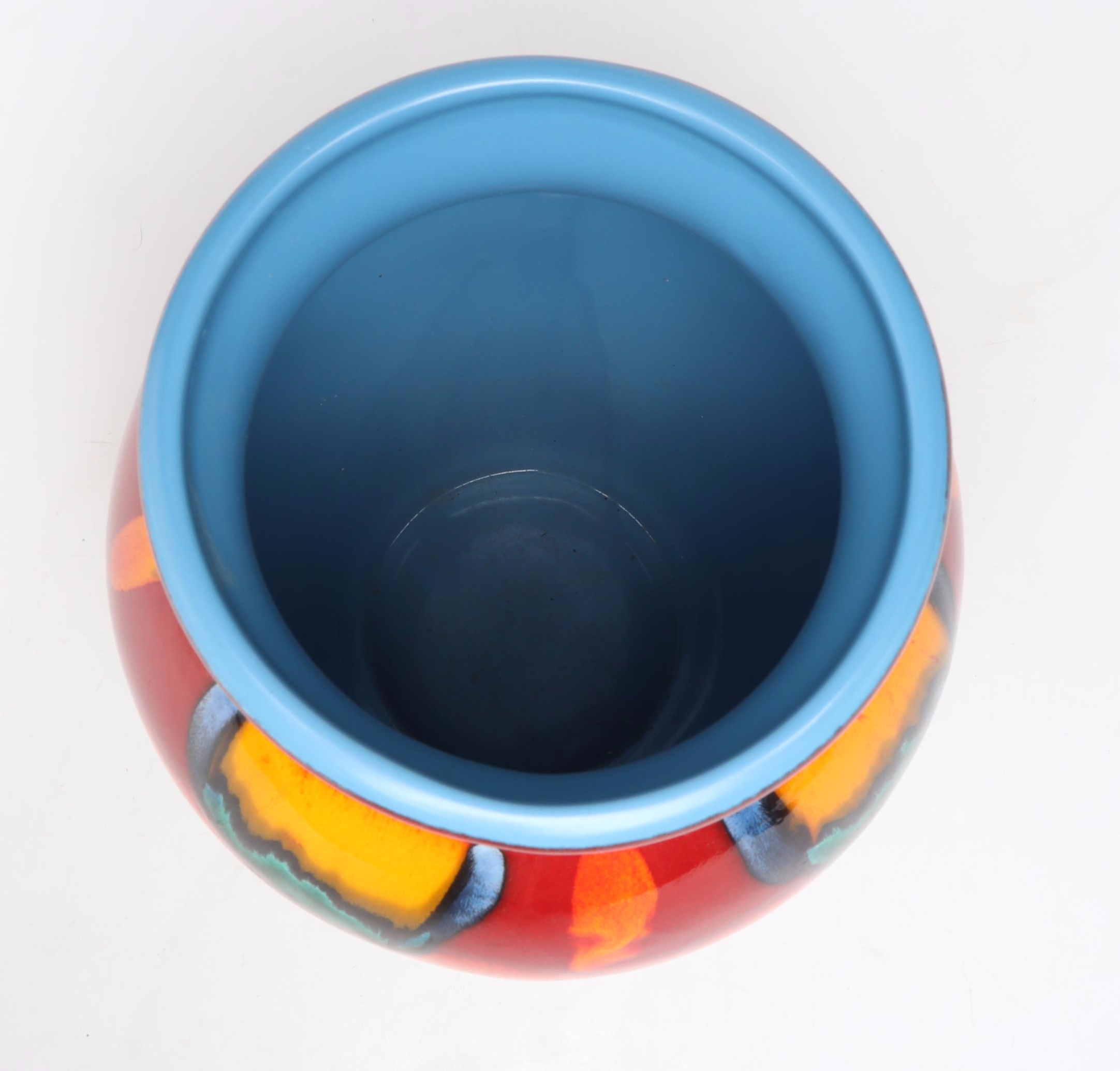 Poole Pottery "Volcano" Hand-Painted Vase