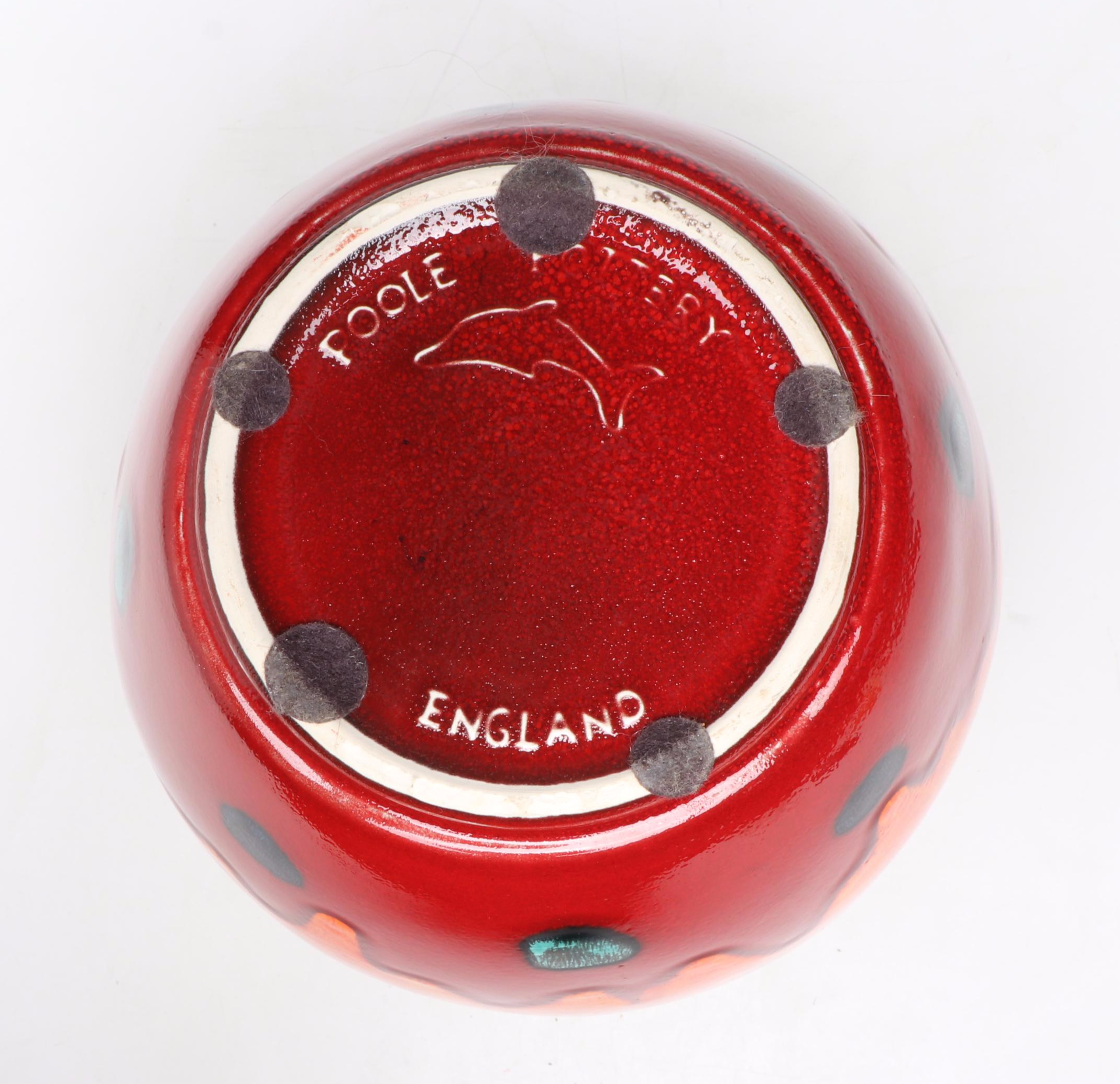 Poole Pottery "Volcano" Hand-Painted Vase