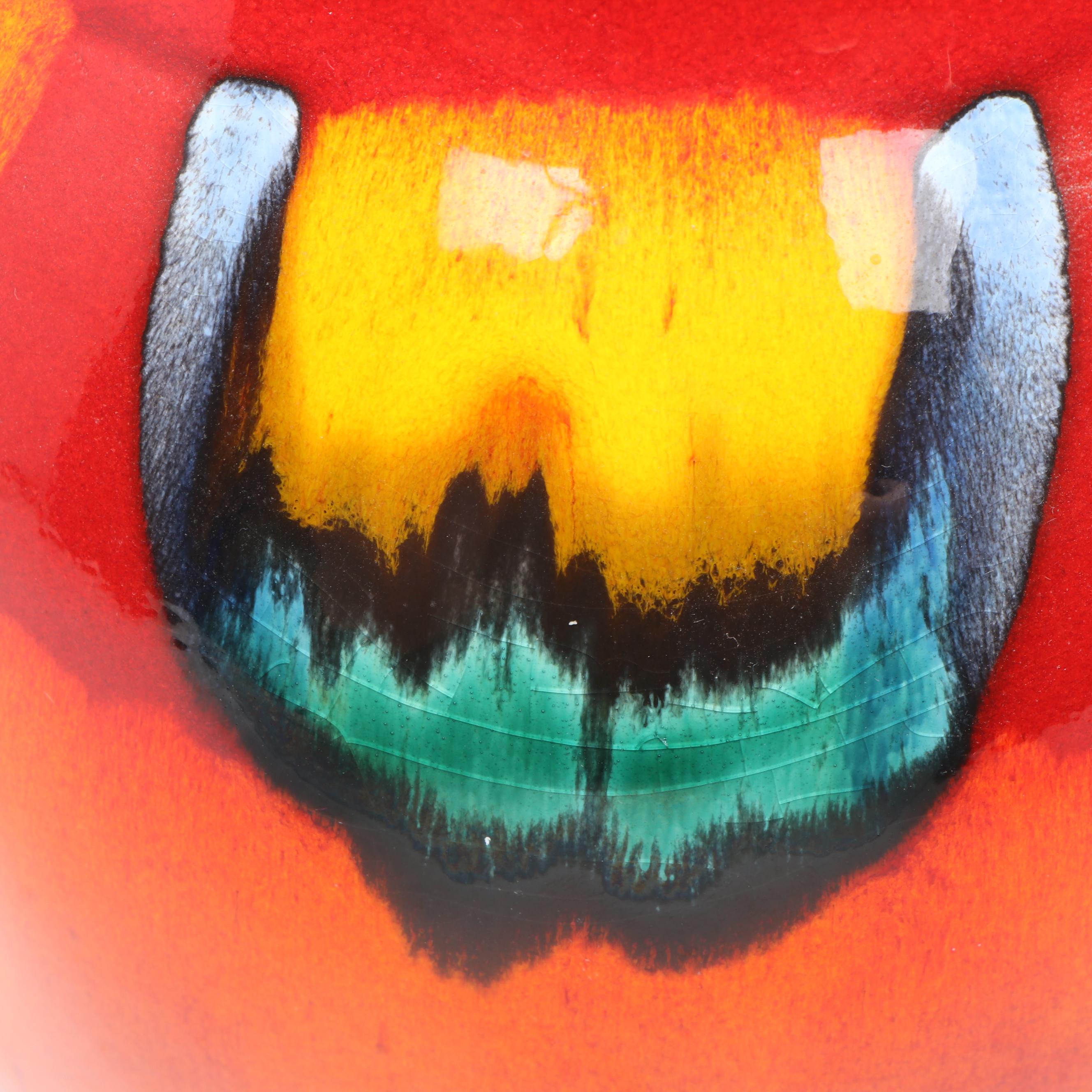 Poole Pottery "Volcano" Hand-Painted Vase