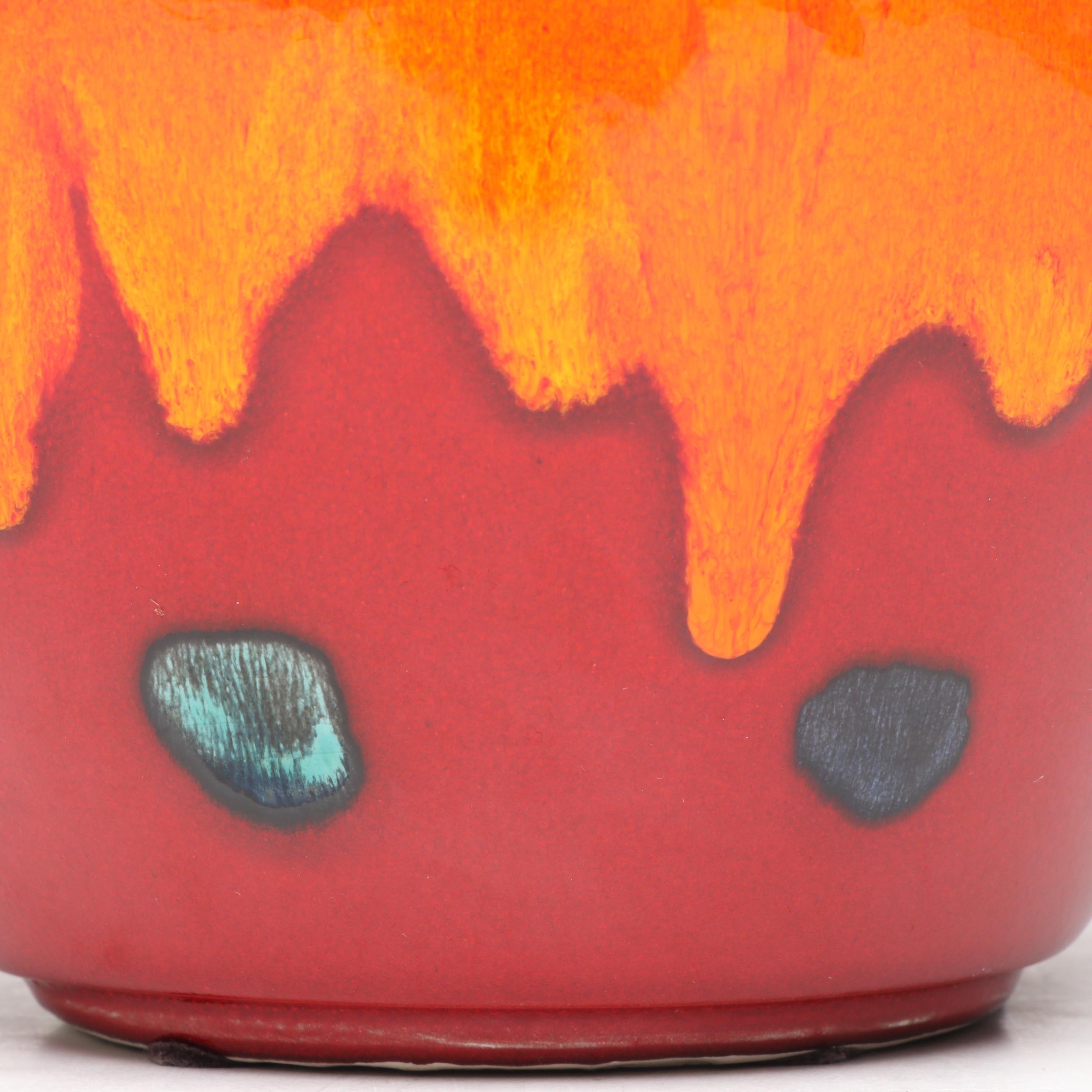 Poole Pottery "Volcano" Hand-Painted Vase