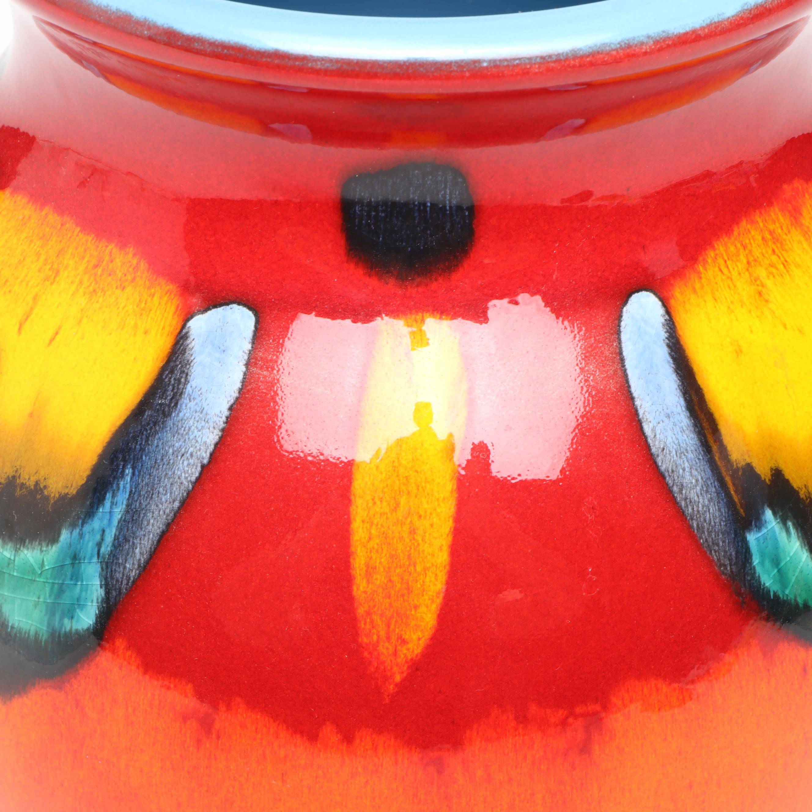 Poole Pottery "Volcano" Hand-Painted Vase
