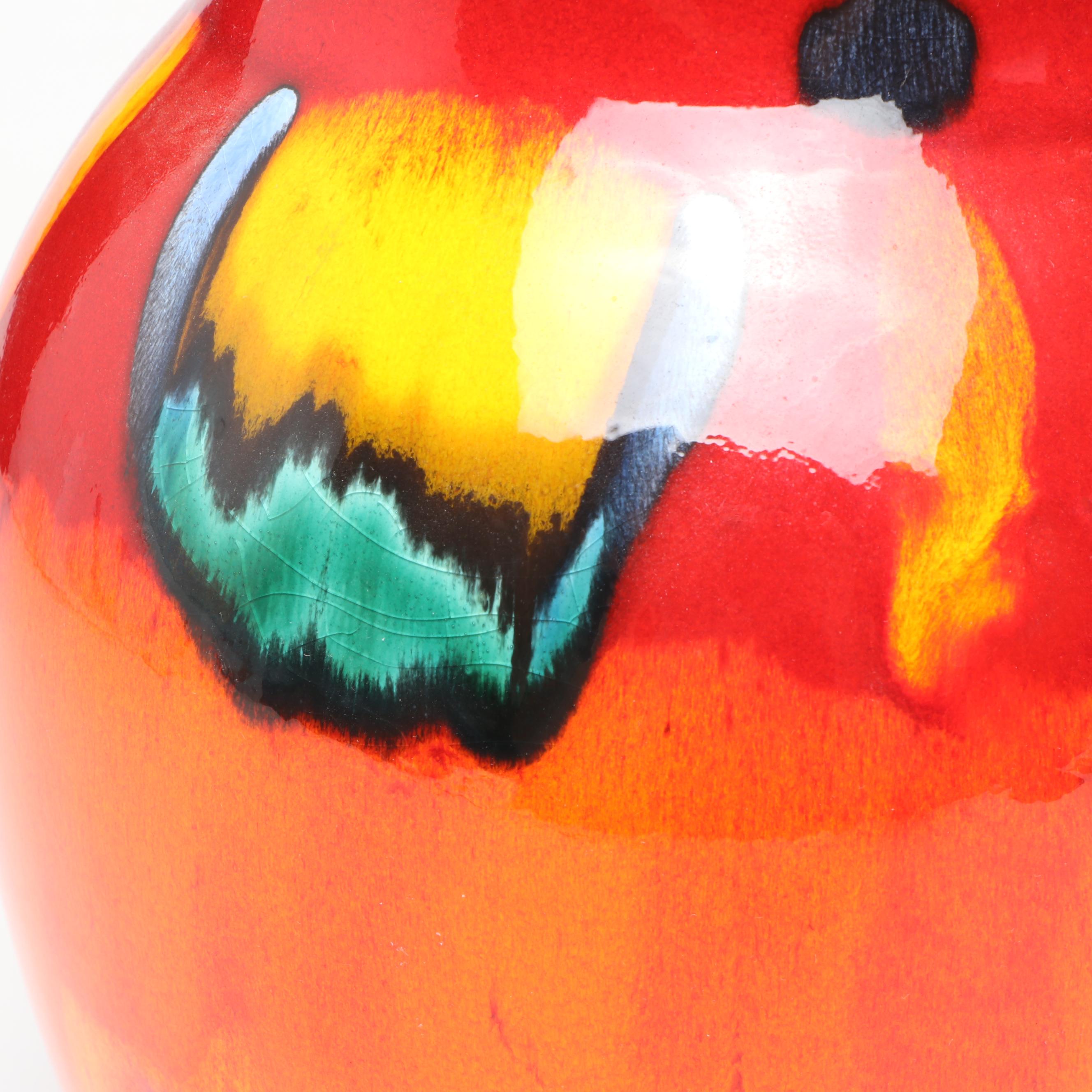 Poole Pottery "Volcano" Hand-Painted Vase