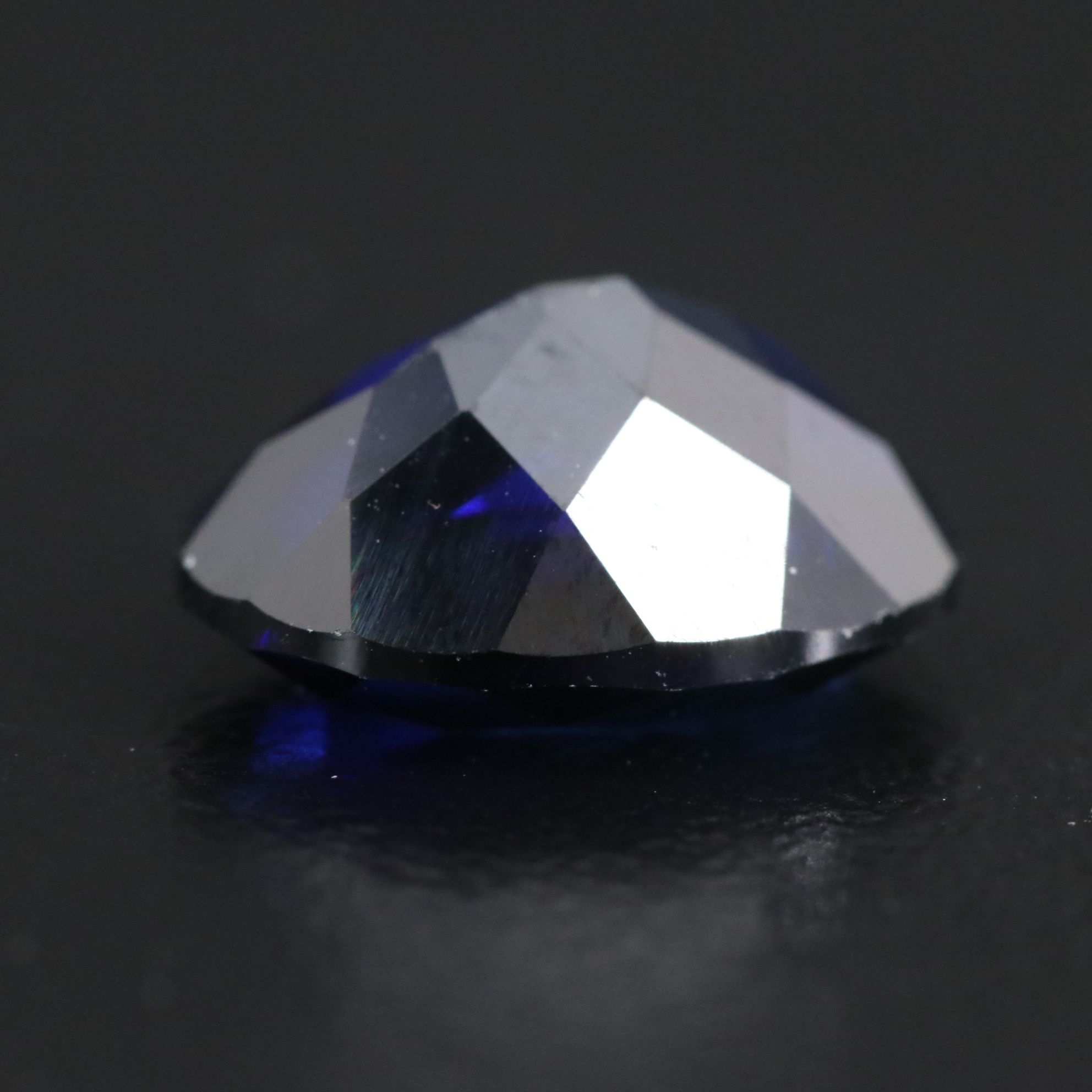 Loose 4.87 CT Lab Grown Sapphire
