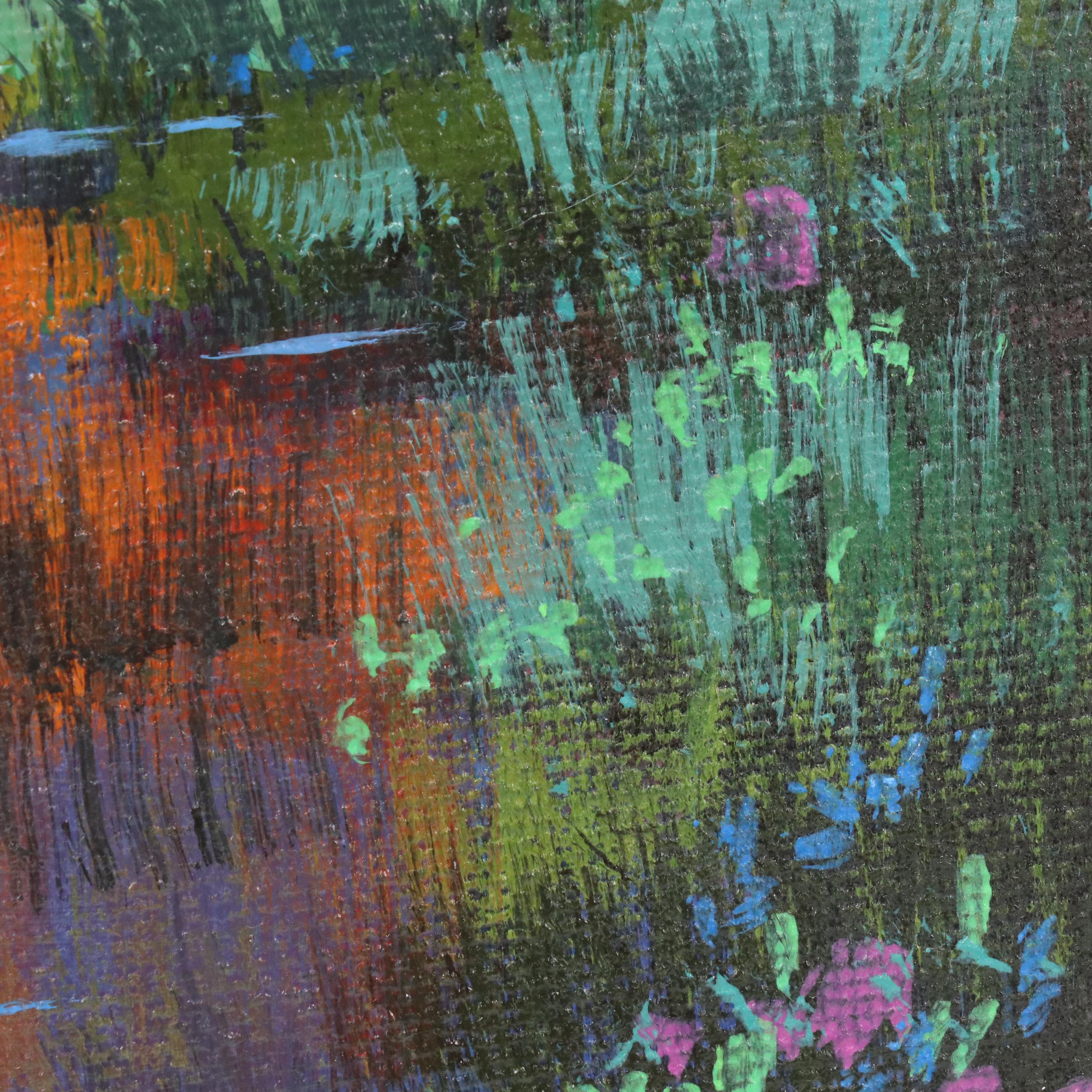 Doug "Bumo" Johnpeer Sunset Landscape Oil Painting, 2025