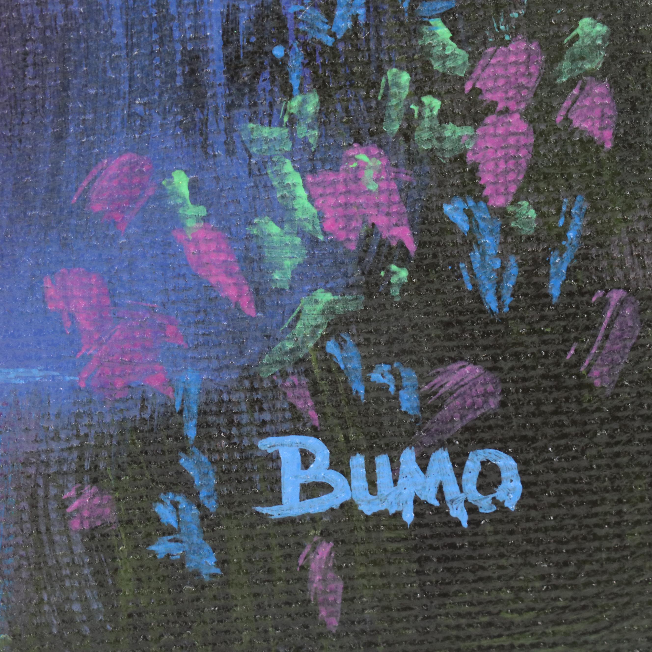 Doug "Bumo" Johnpeer Sunset Landscape Oil Painting, 2025