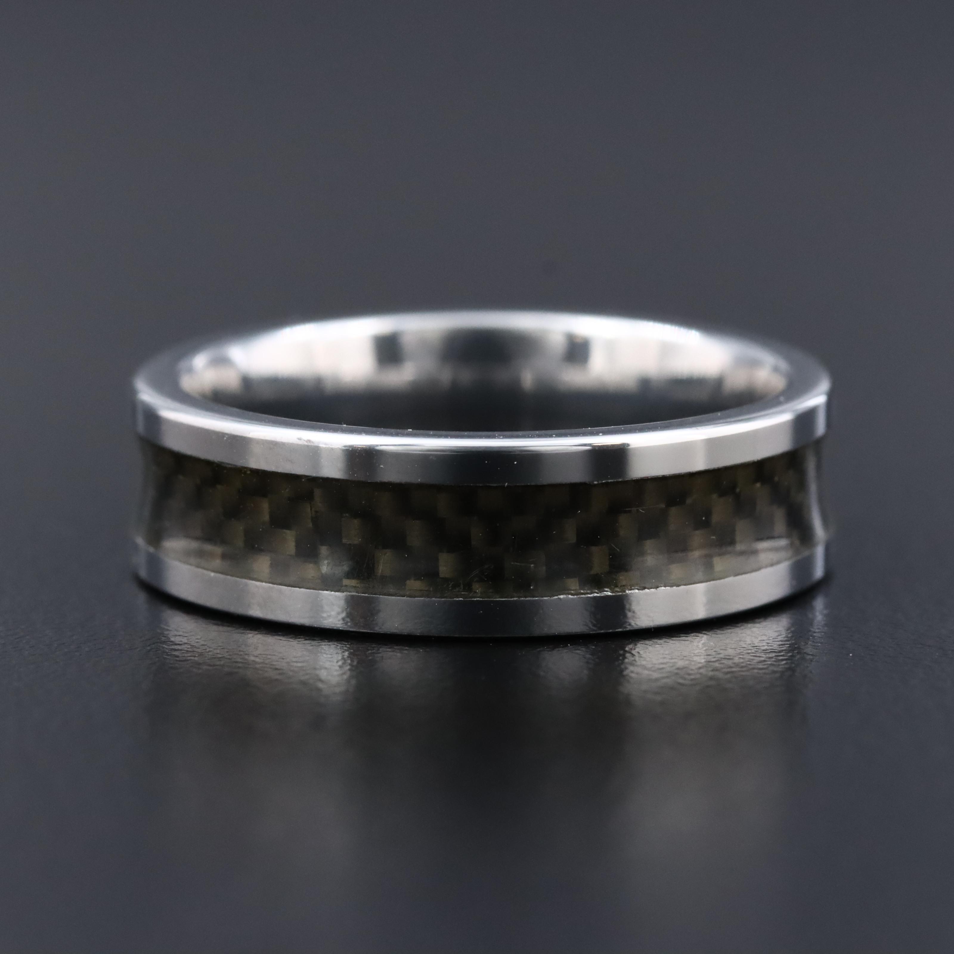 Tungsten Enamel Band