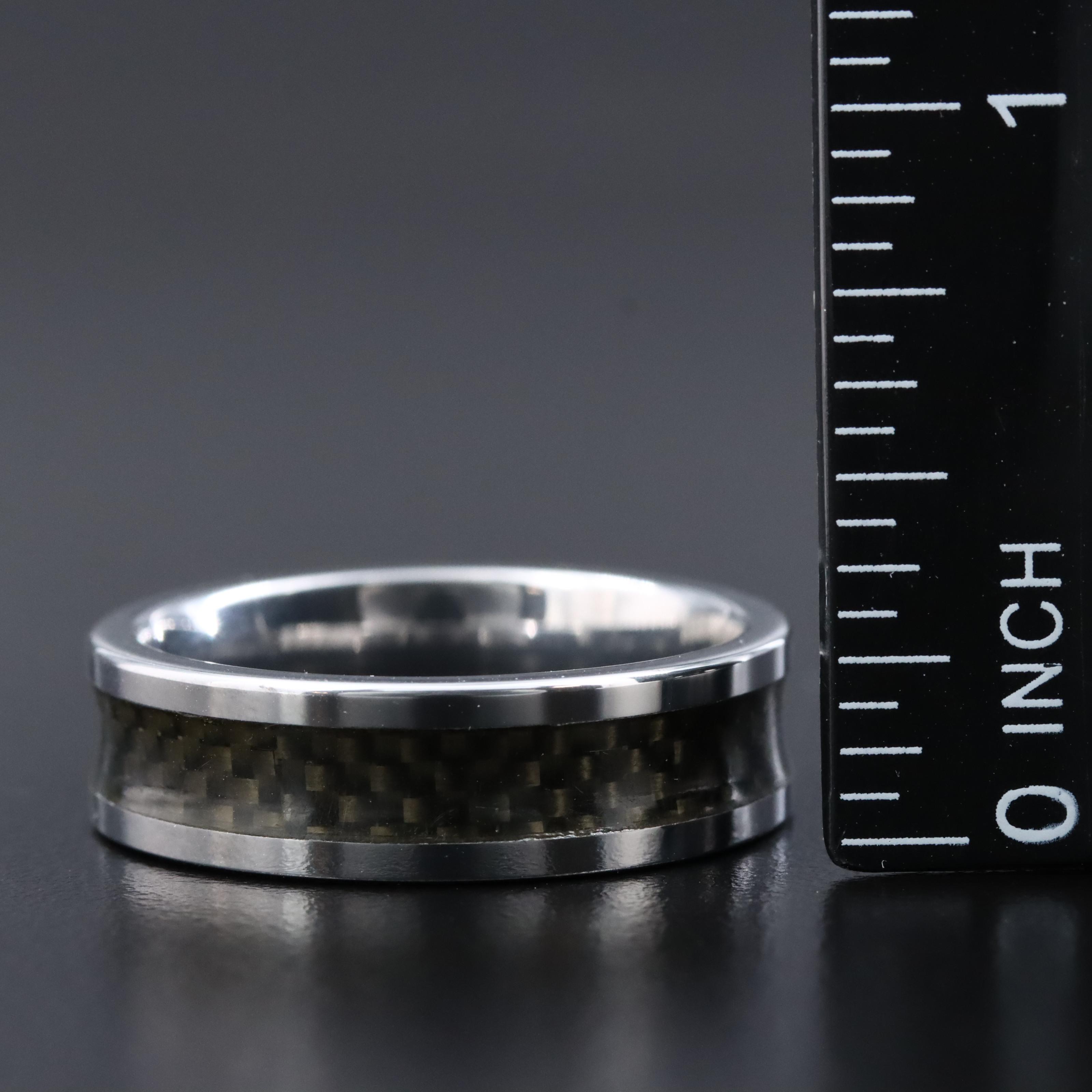 Tungsten Enamel Band
