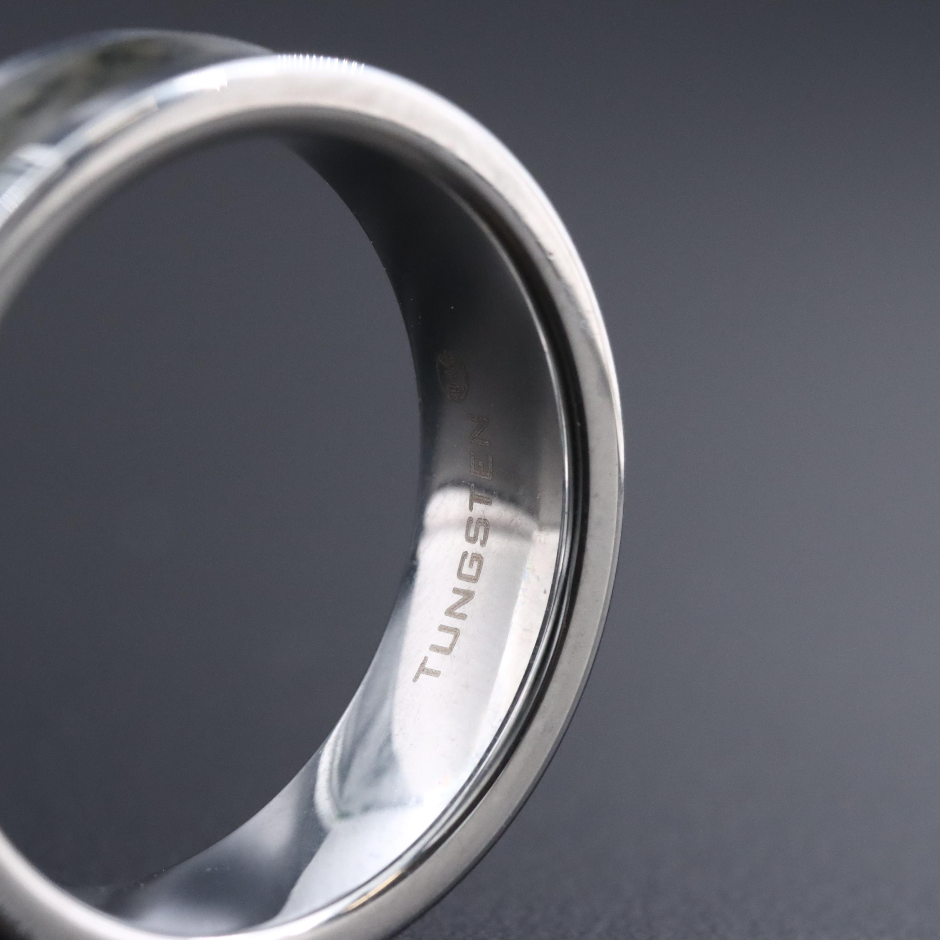 Tungsten Enamel Band