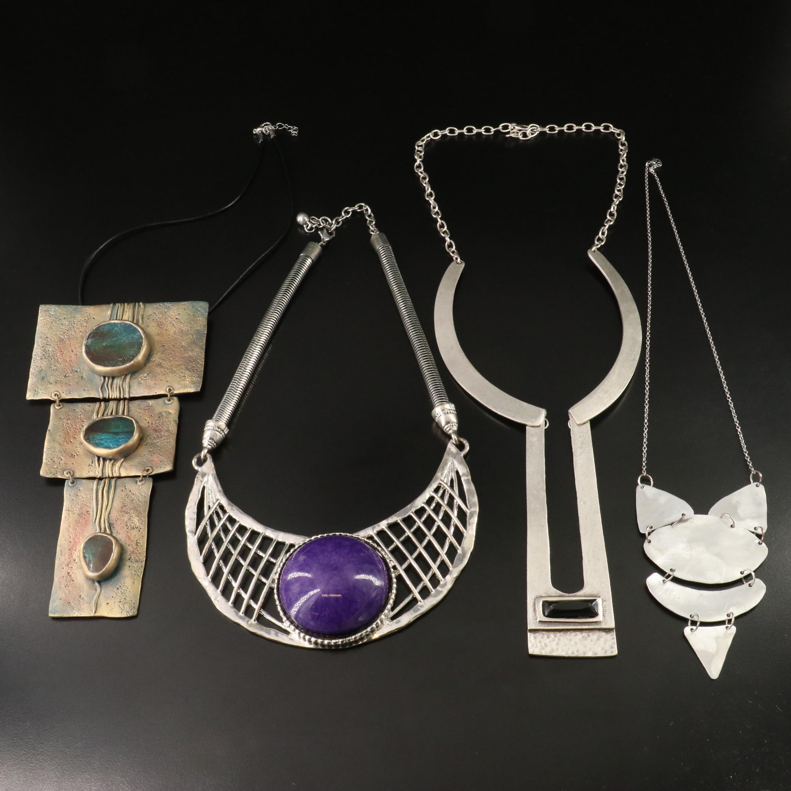 Art Inspired Necklace Collection Featuring Agate