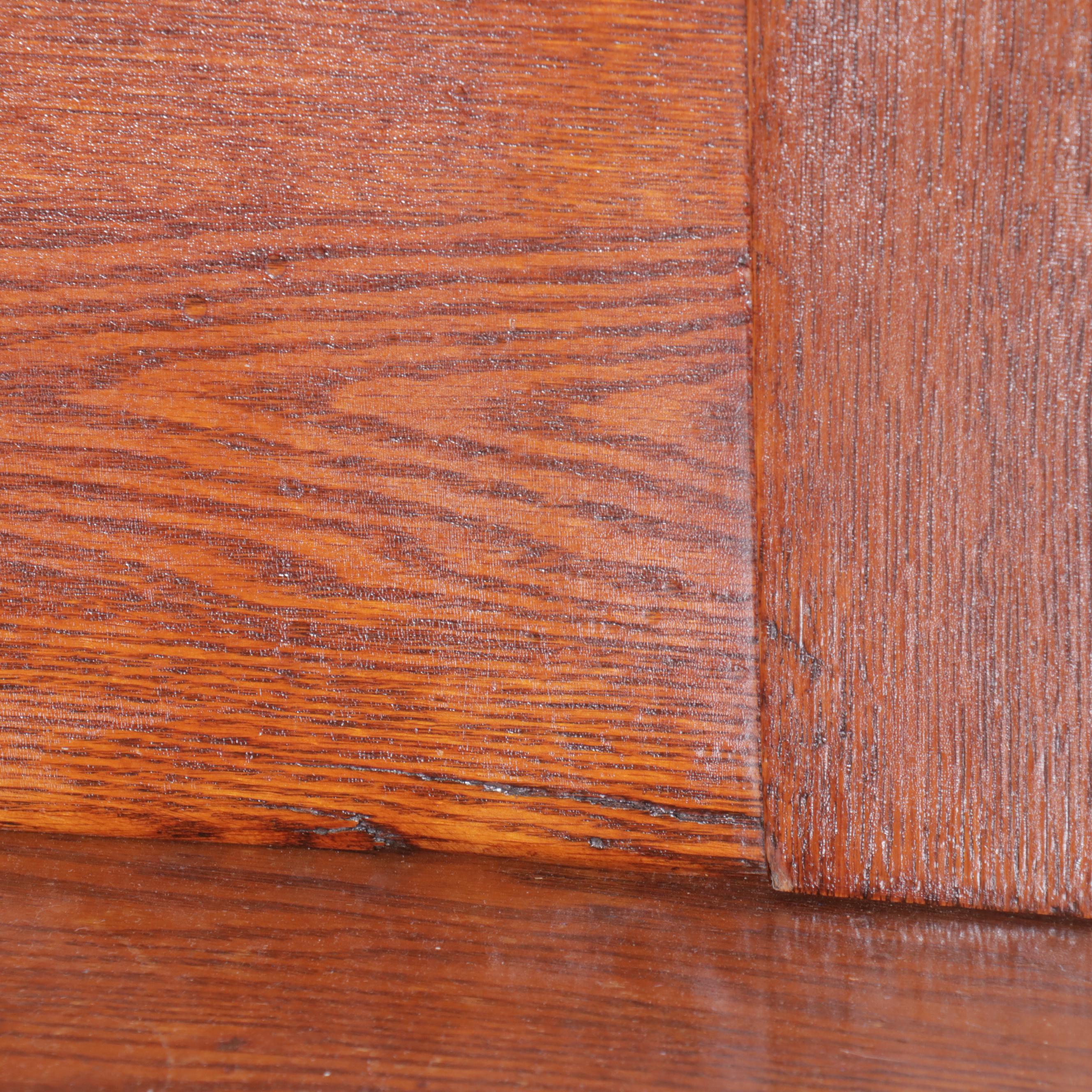 Victorian Carved Oak Dresser